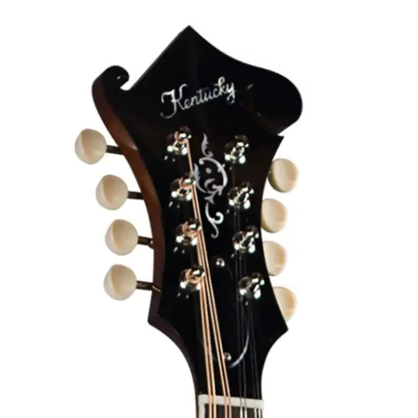 Kentucky KM-755 Amberburst Deluxe F-Model Mandolin - Image 5