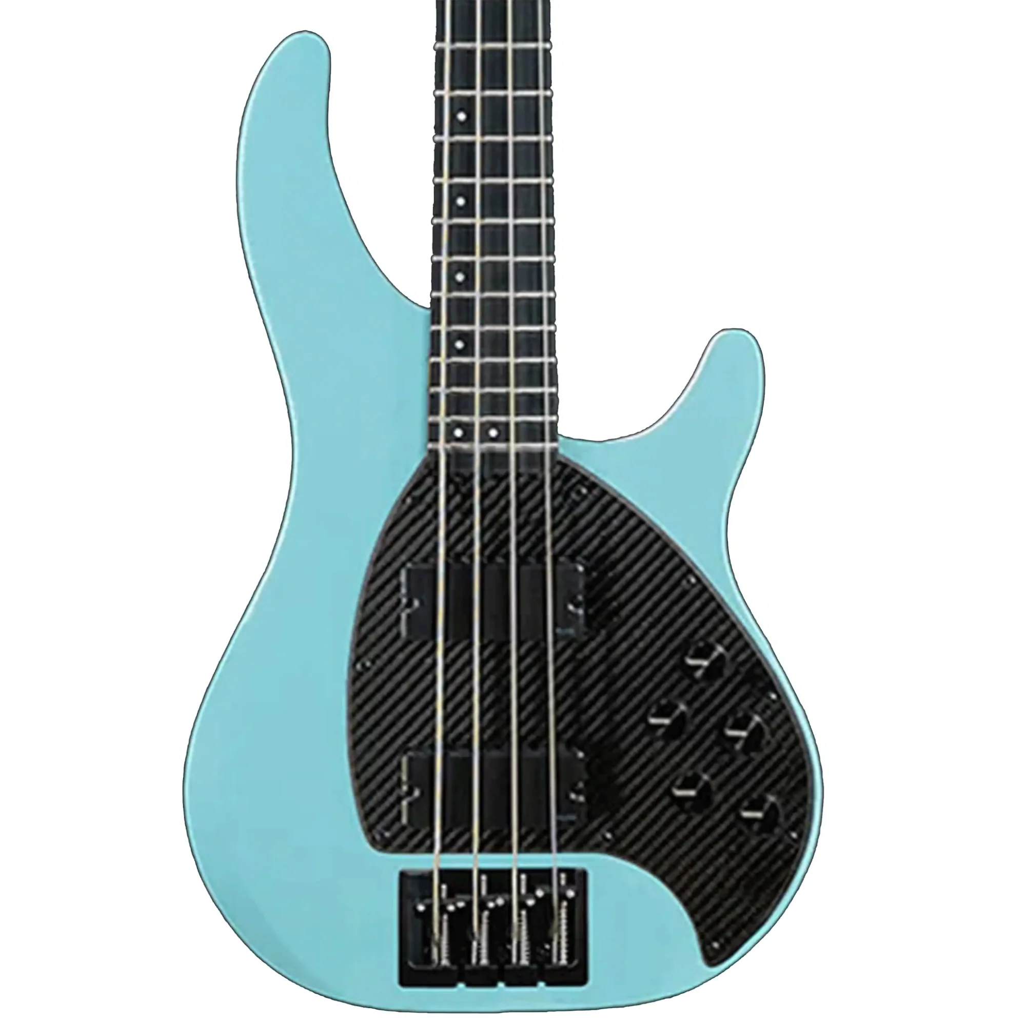Klōs Apollo IV Custom Electric Jazz Bass with Active-Passive Pickup - Stone Blue