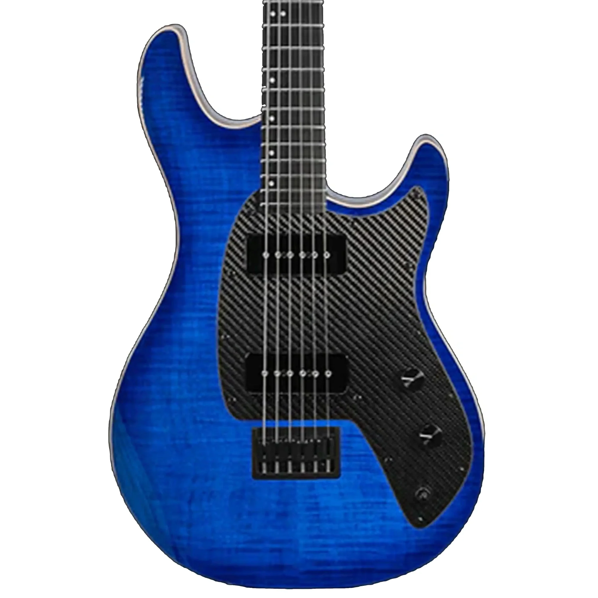 Klōs Artemis Baritone Custom Electric Guitar with Klos P-90S Pickup - Blue
