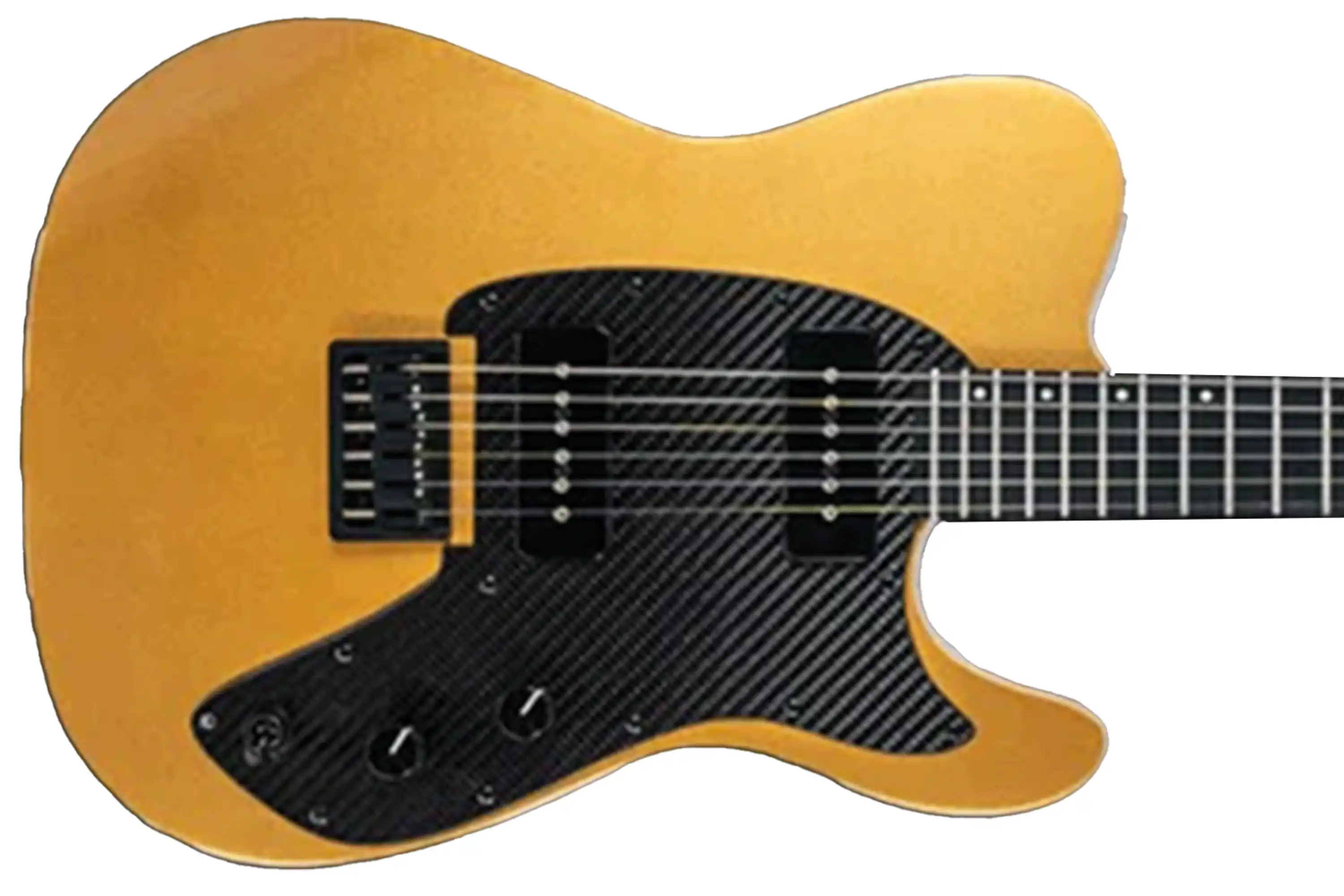Klōs Telomere Custom Series 24 Fret Electric Guitar with Klos P-90S Pickup - Gold