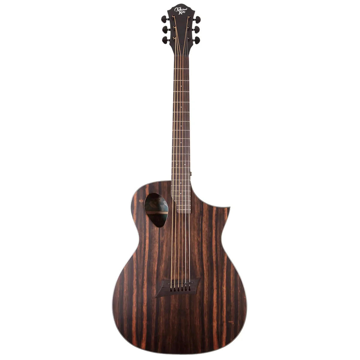 Michael Kelly Forte Port Exotic Java Ebony Acoustic Electric Guitar - Image 2