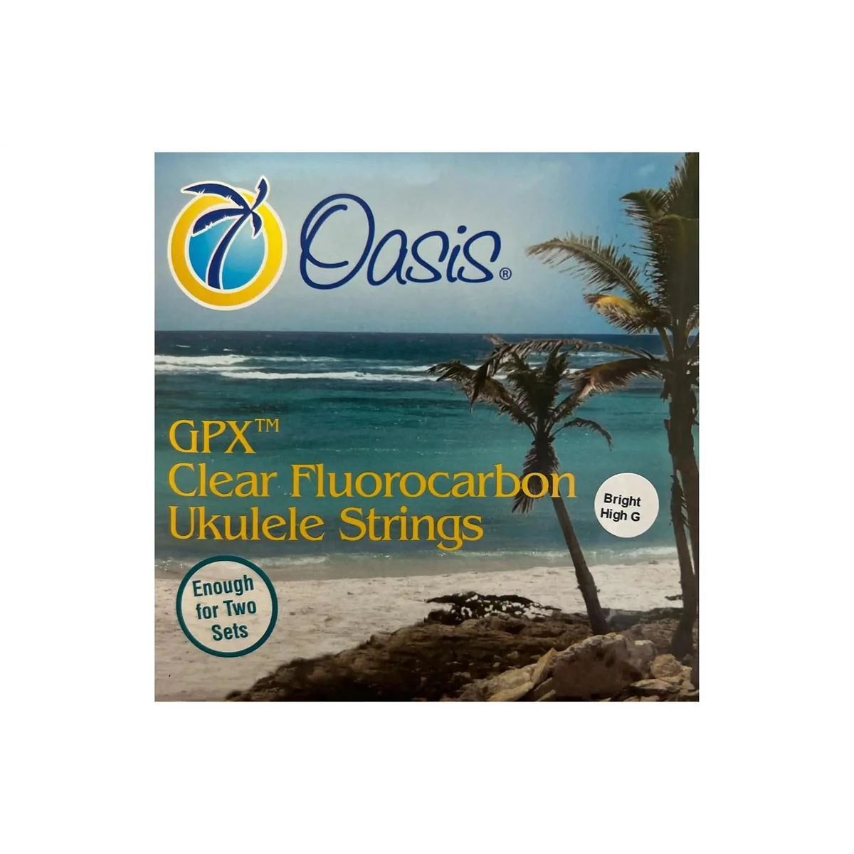 Oasis GPX UKE-8000 Bright Clear Fluorocarbon Tenor Ukulele Strings - High G