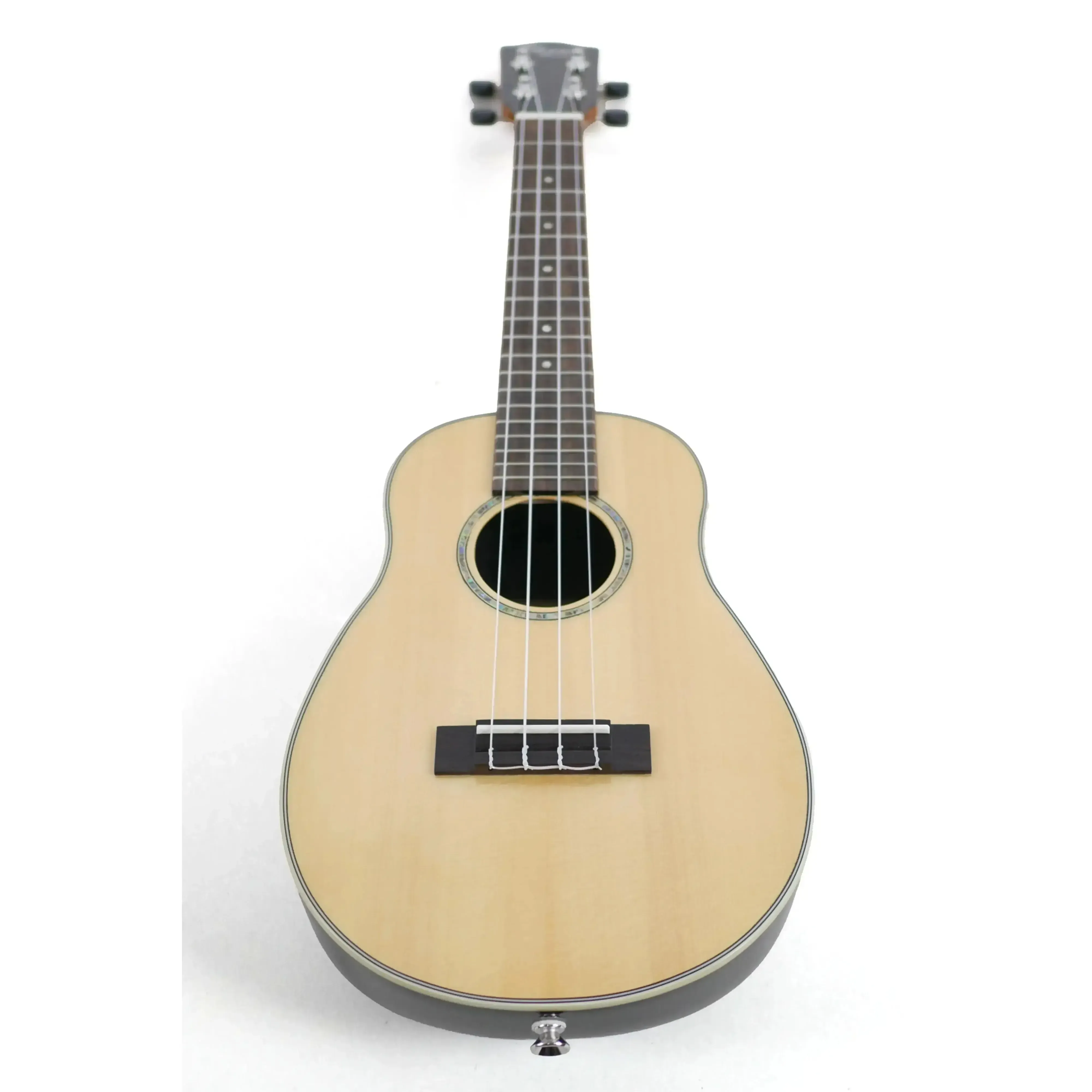 Ohana CK-70RB Spruce & Round Composite Back Concert Ukulele - Image 4