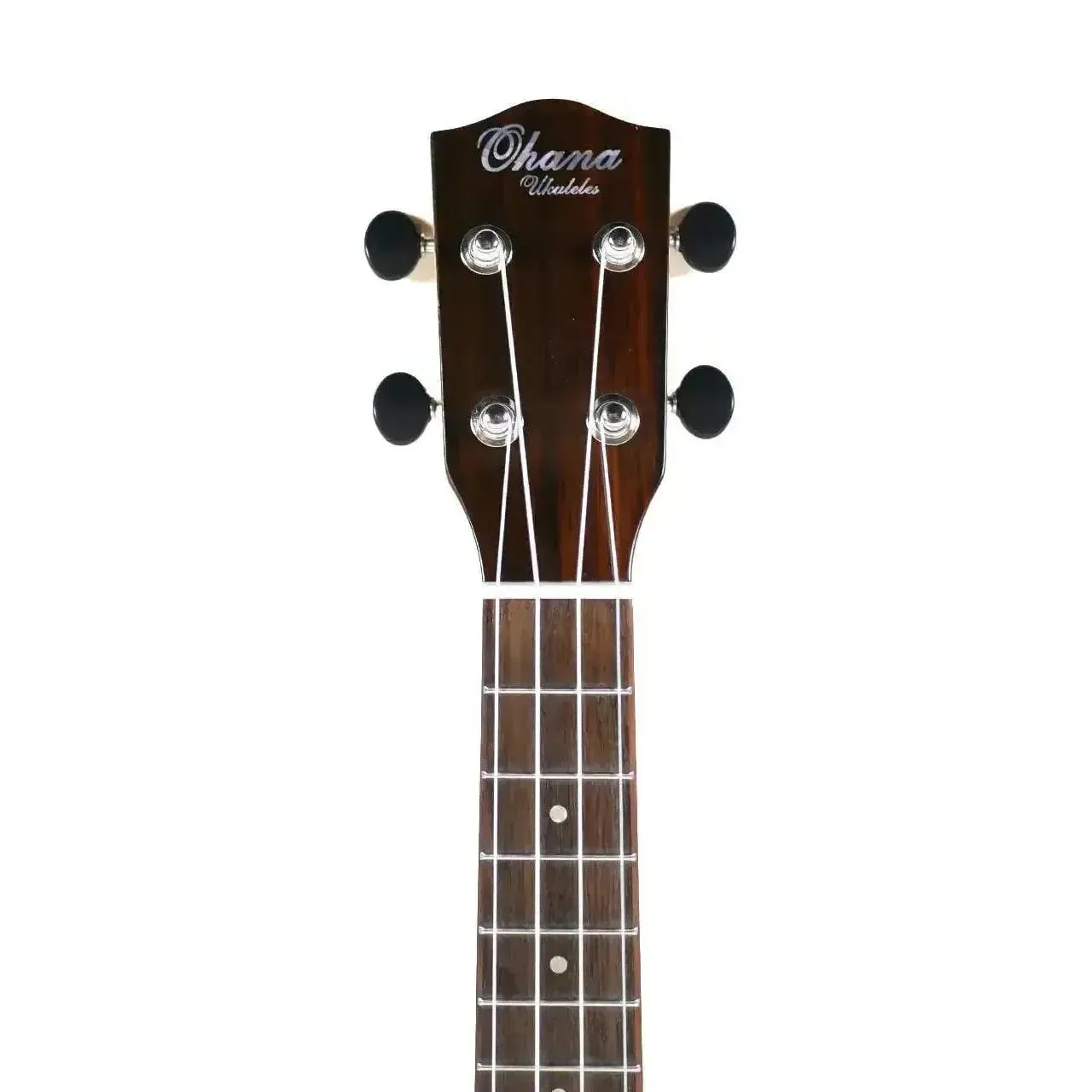 Ohana CK-70RB Spruce & Round Composite Back Concert Ukulele - Image 5