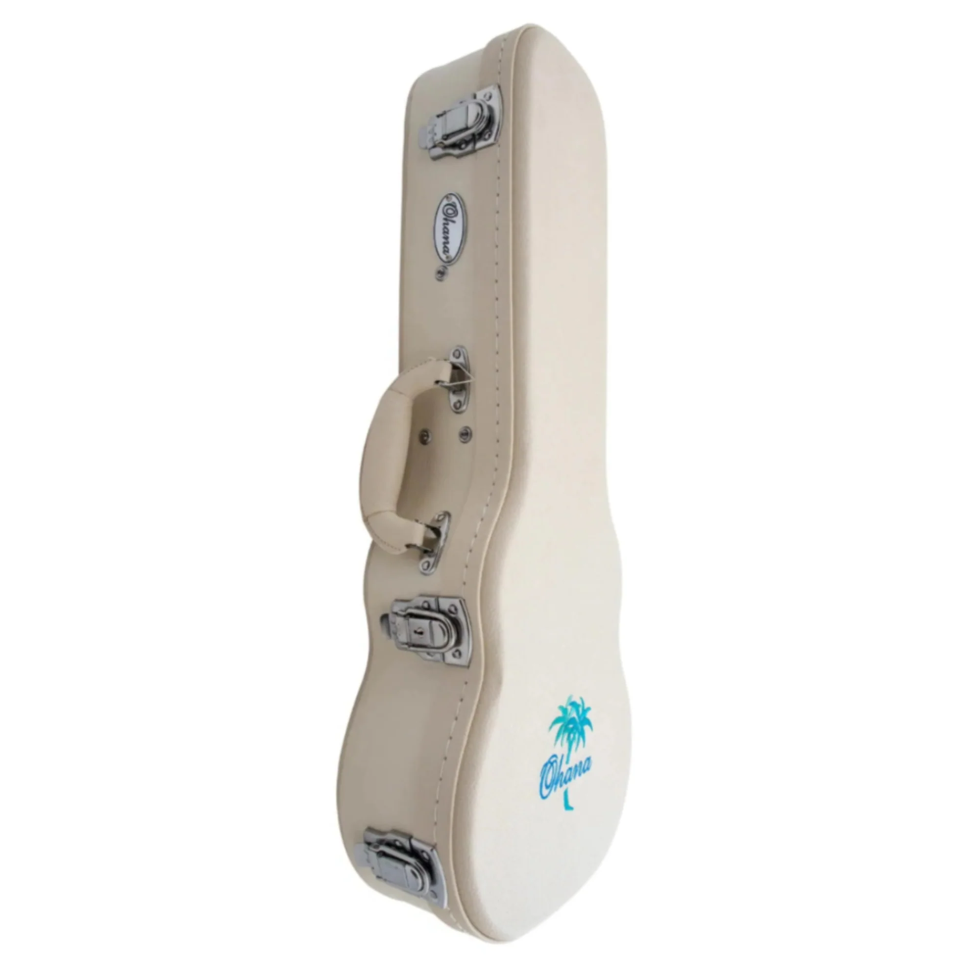 Ohana WEM-24 White Concert Ukulele Hardshell Case - Image 3