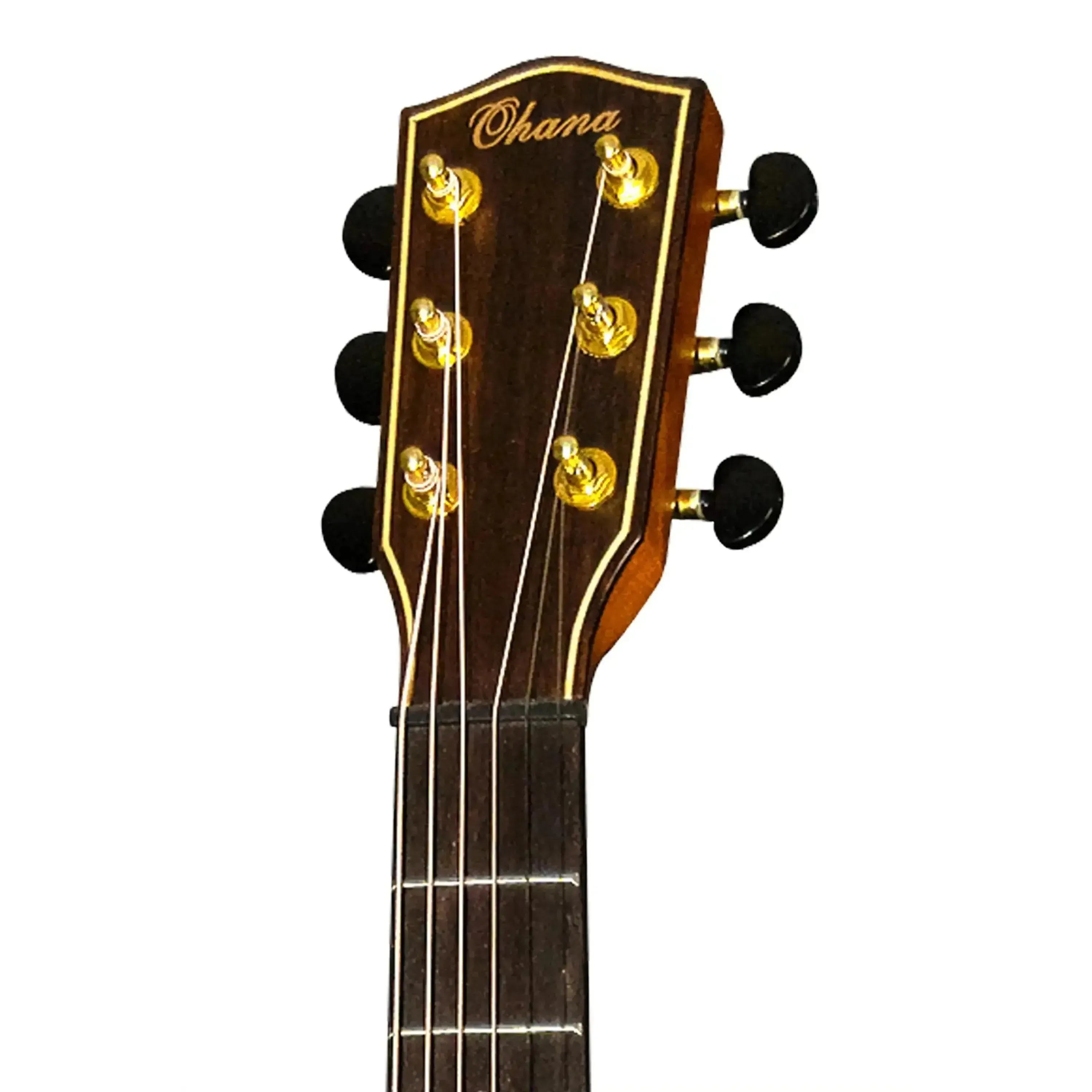Ohana GT-8E Arched Back Acoustic-Electric 1/2 Guitar with Pickup - Image 5