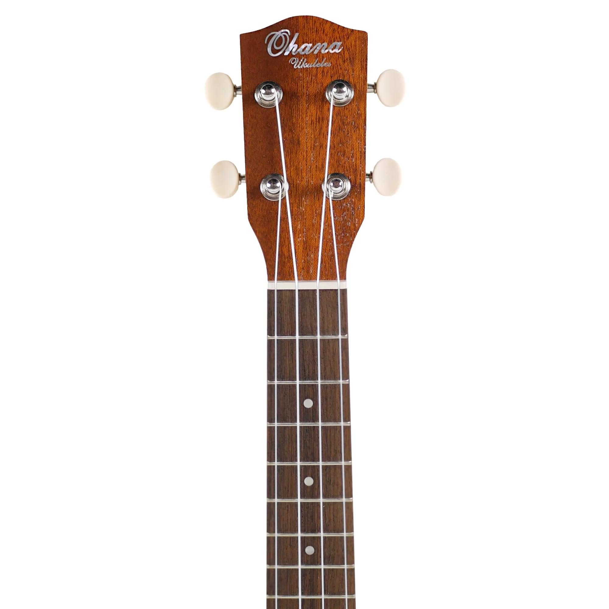 Ohana PKC-10 Mahogany Pineapple Concert Ukulele - Image 5