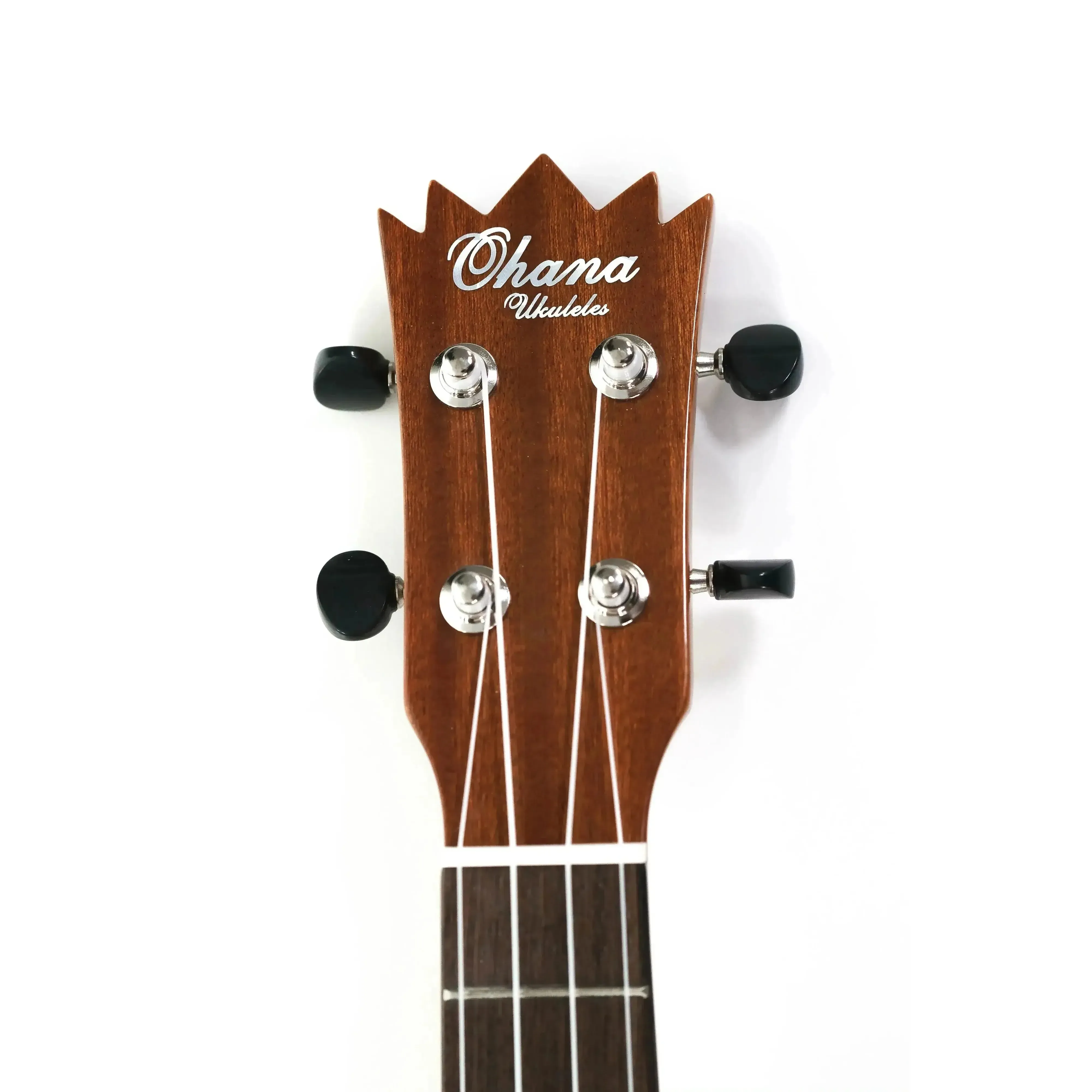 Ohana PKC-25G Solid Mahogany Pineapple Concert Ukulele - Image 5