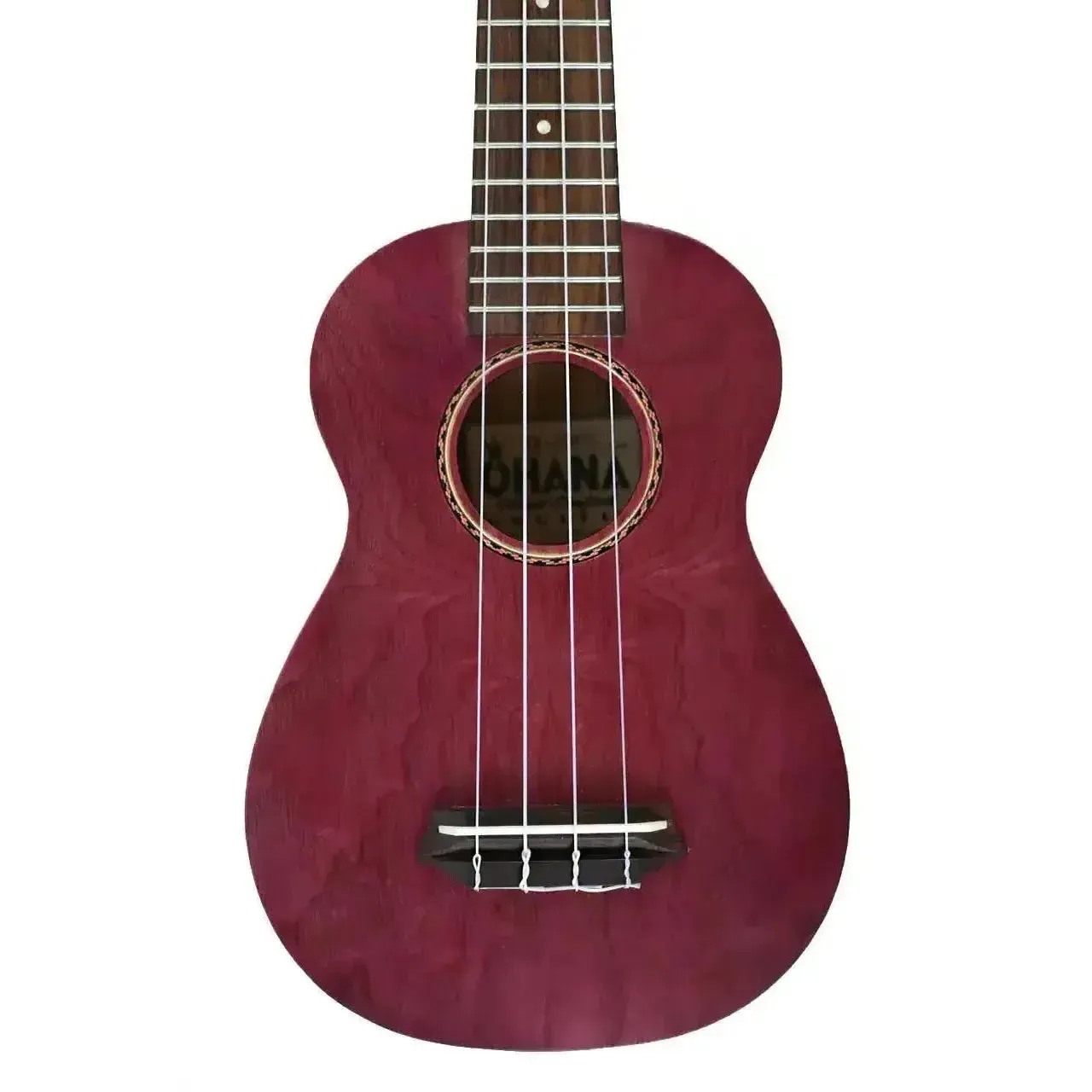 Ohana SK-15W-PL Purple Willow Soprano Ukulele
