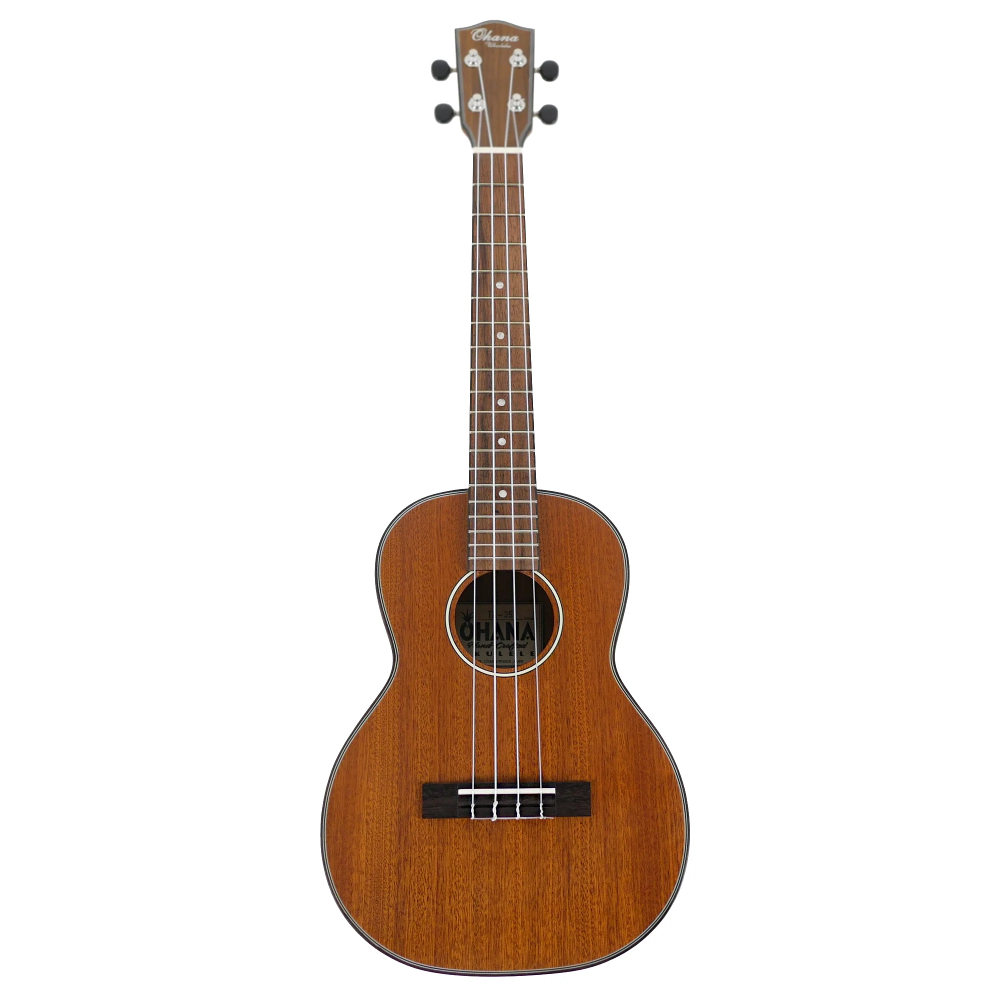 Ohana TK-35 Solid Mahogany Tenor Ukulele - Image 4