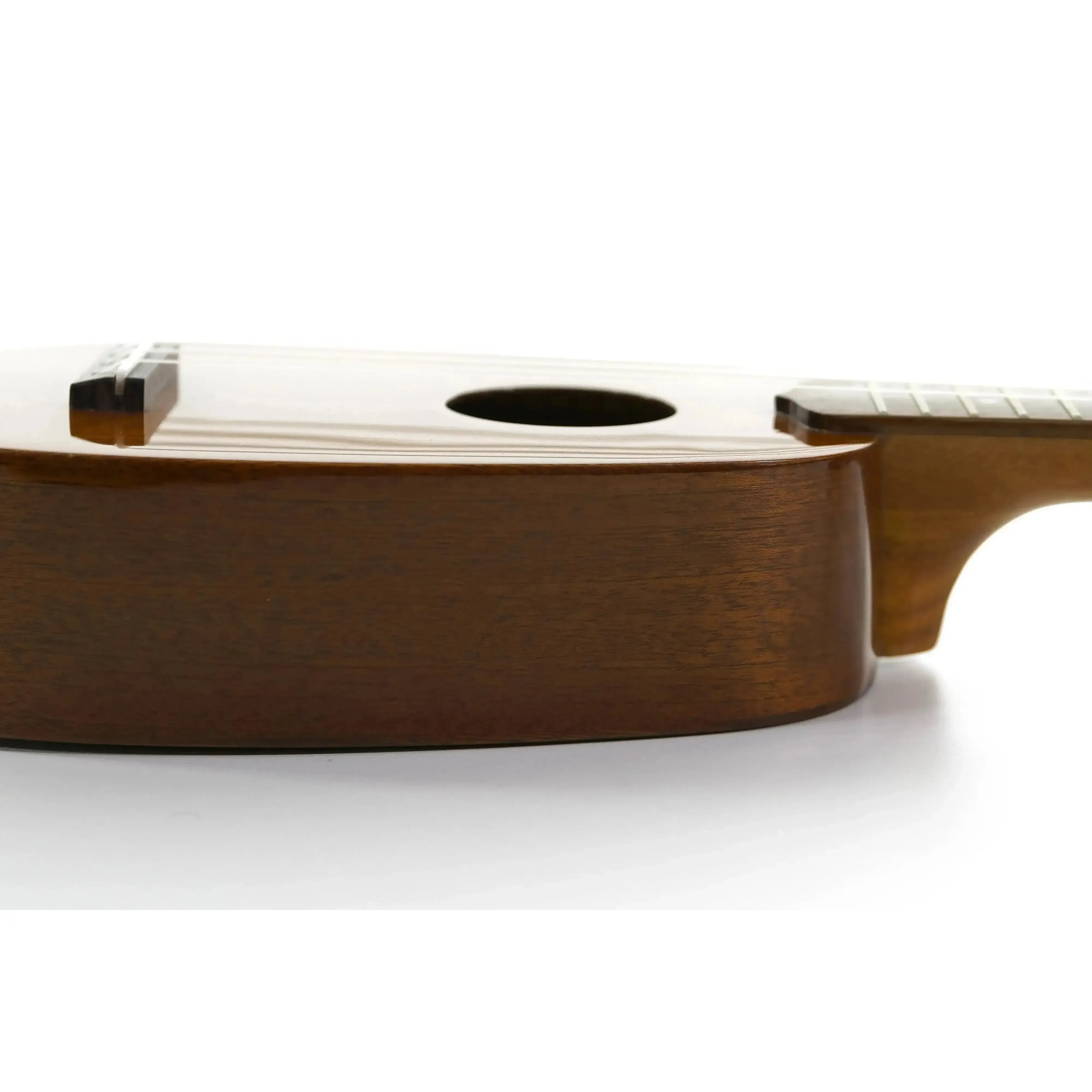 Ohana TPK-25G  Solid Mahogany Pineapple Sopranino Ukulele - Image 3