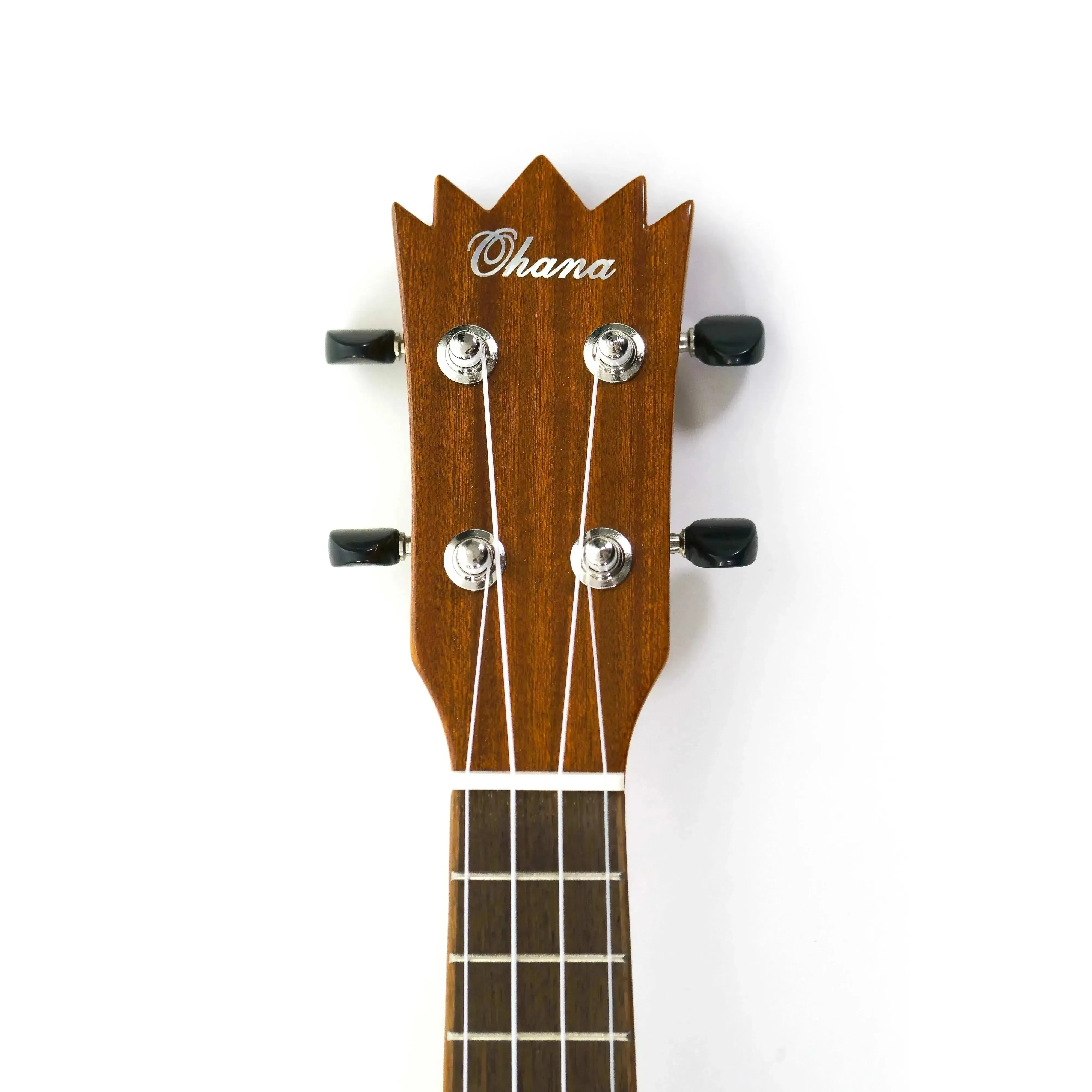 Ohana TPK-25G  Solid Mahogany Pineapple Sopranino Ukulele - Image 5