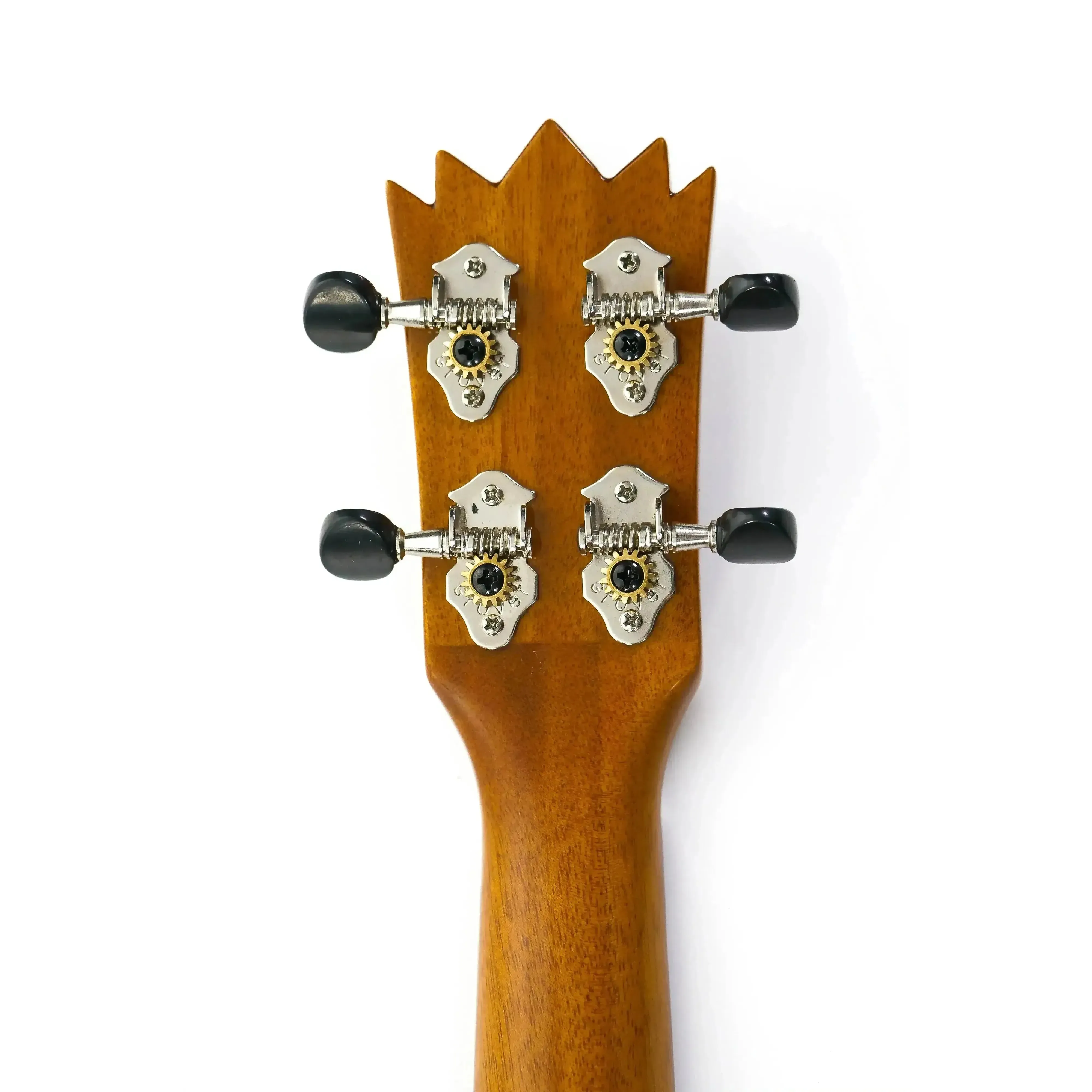 Ohana TPK-25G  Solid Mahogany Pineapple Sopranino Ukulele - Image 6