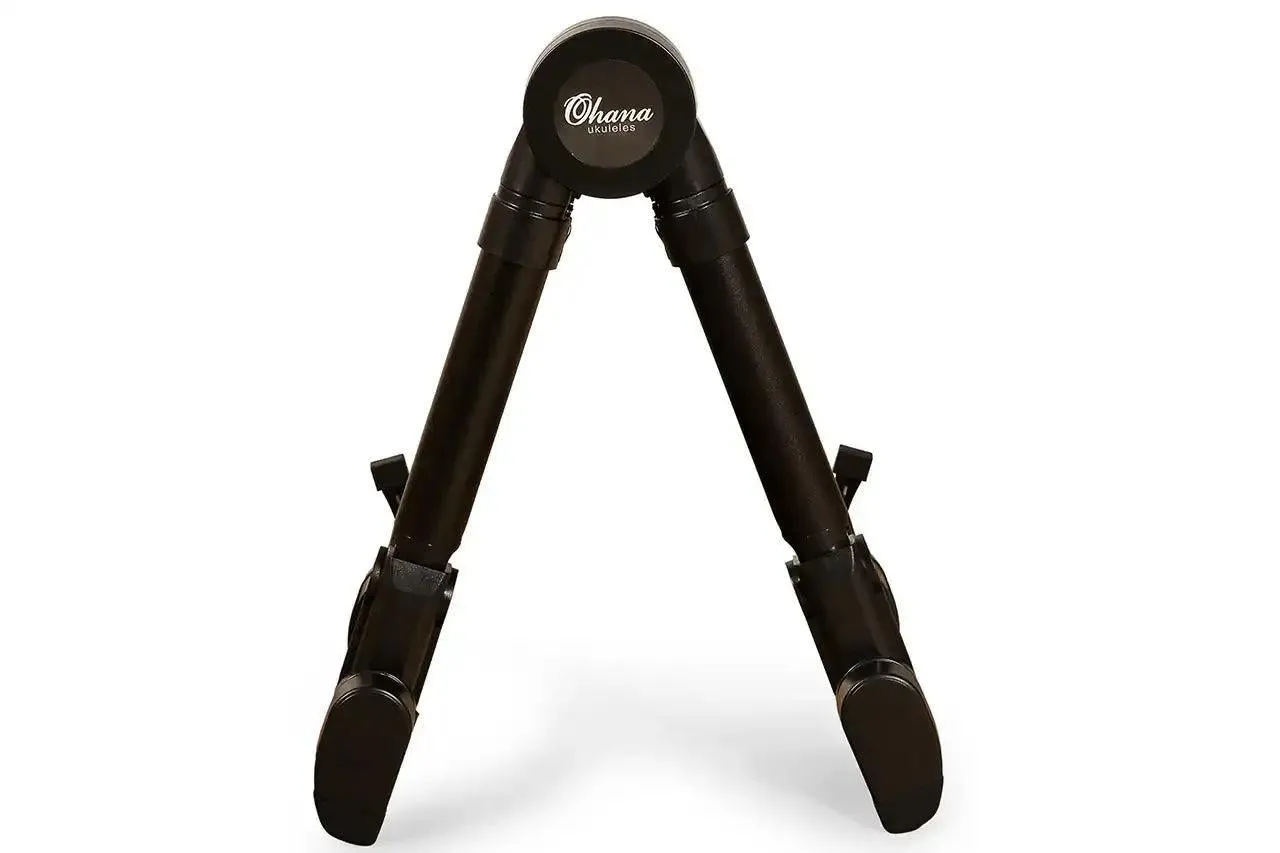 Ohana US-30 BK Lightweight A-Frame Black Portable Uke Stand - BLACK - Open Box