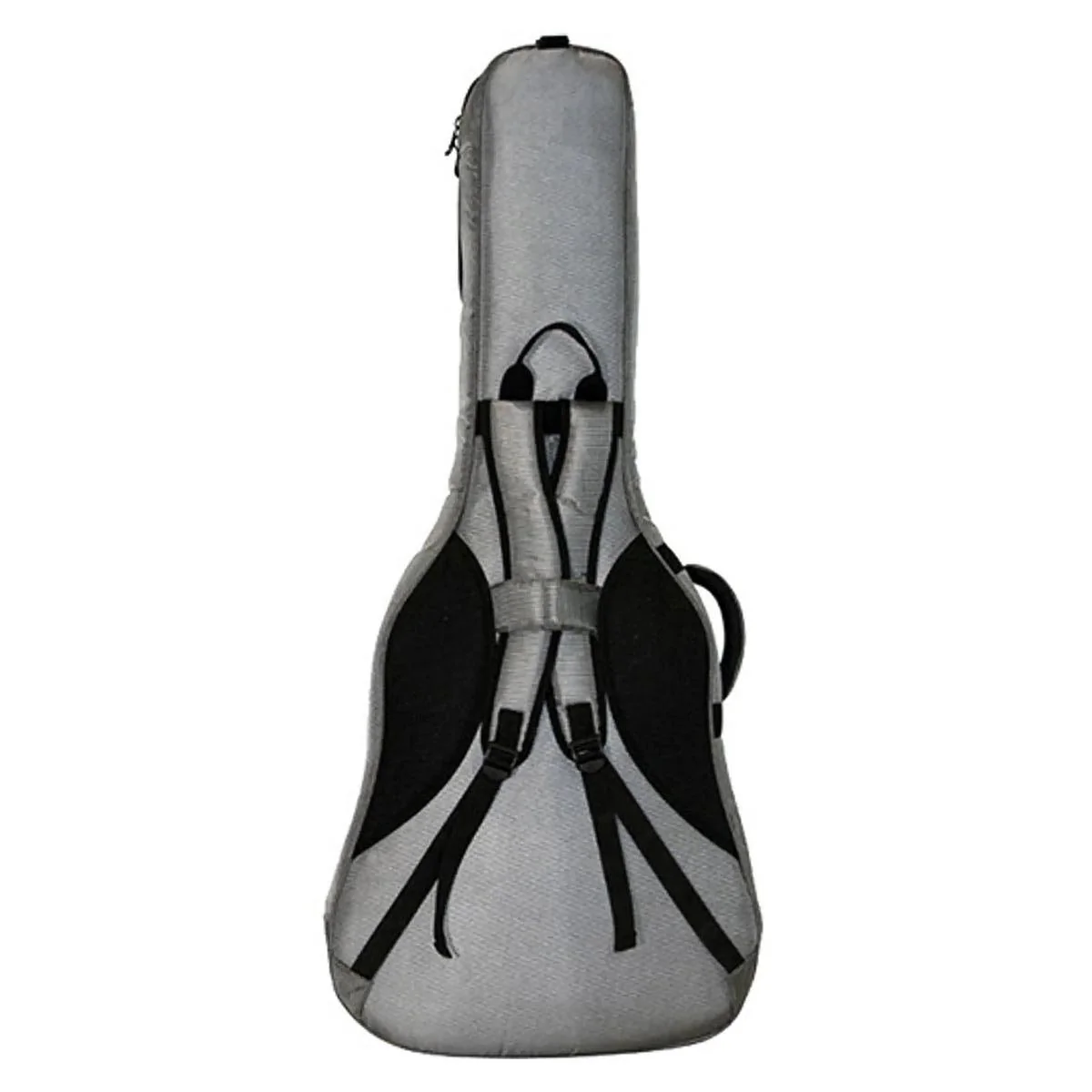On-Stage GBA4990CG Deluxe Acoustic Guitar Gig Bag - Charcoal Gray - Image 2