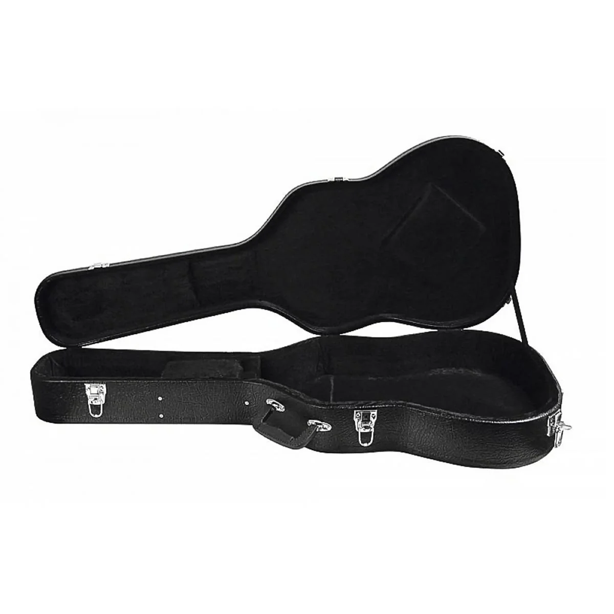On-Stage GCES7000 Hardshell ES-335-Style Electric Guitar Case - Black - Sale - Image 2