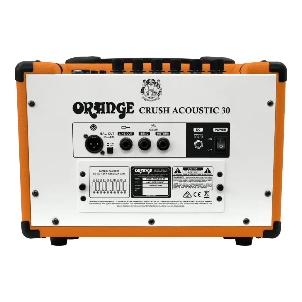 Orange Crush Acoustic 30 30-watt 1x8" Acoustic Ukulele & Guitar Combo Amp - Orange - Open Box - Image 2