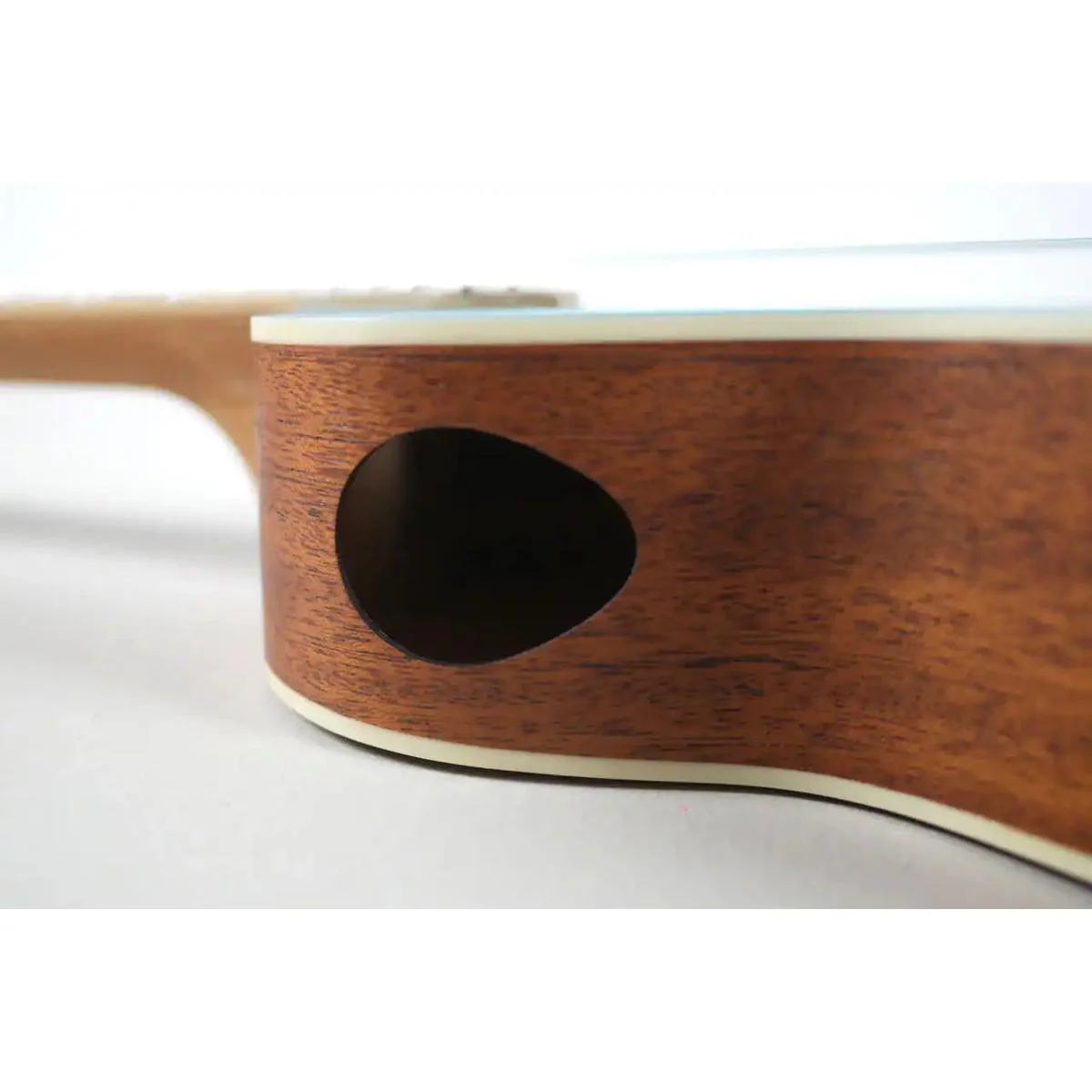 PICKAPICK UC23-AB Aqua Blue Spruce Top Concert Ukulele - Image 4