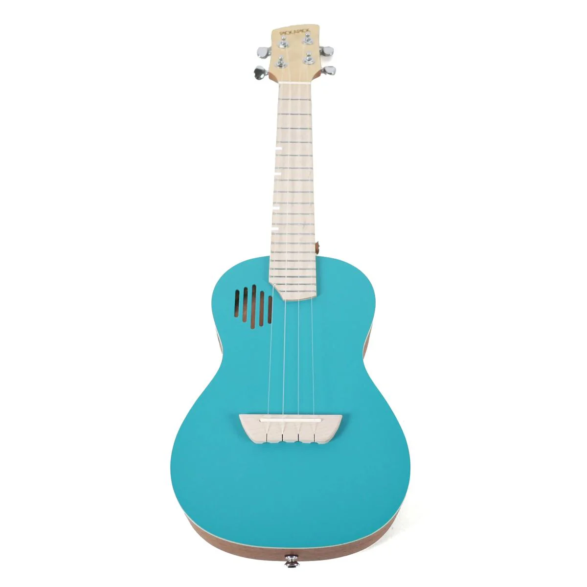 PICKAPICK UC23-AB Aqua Blue Spruce Top Concert Ukulele - Image 5