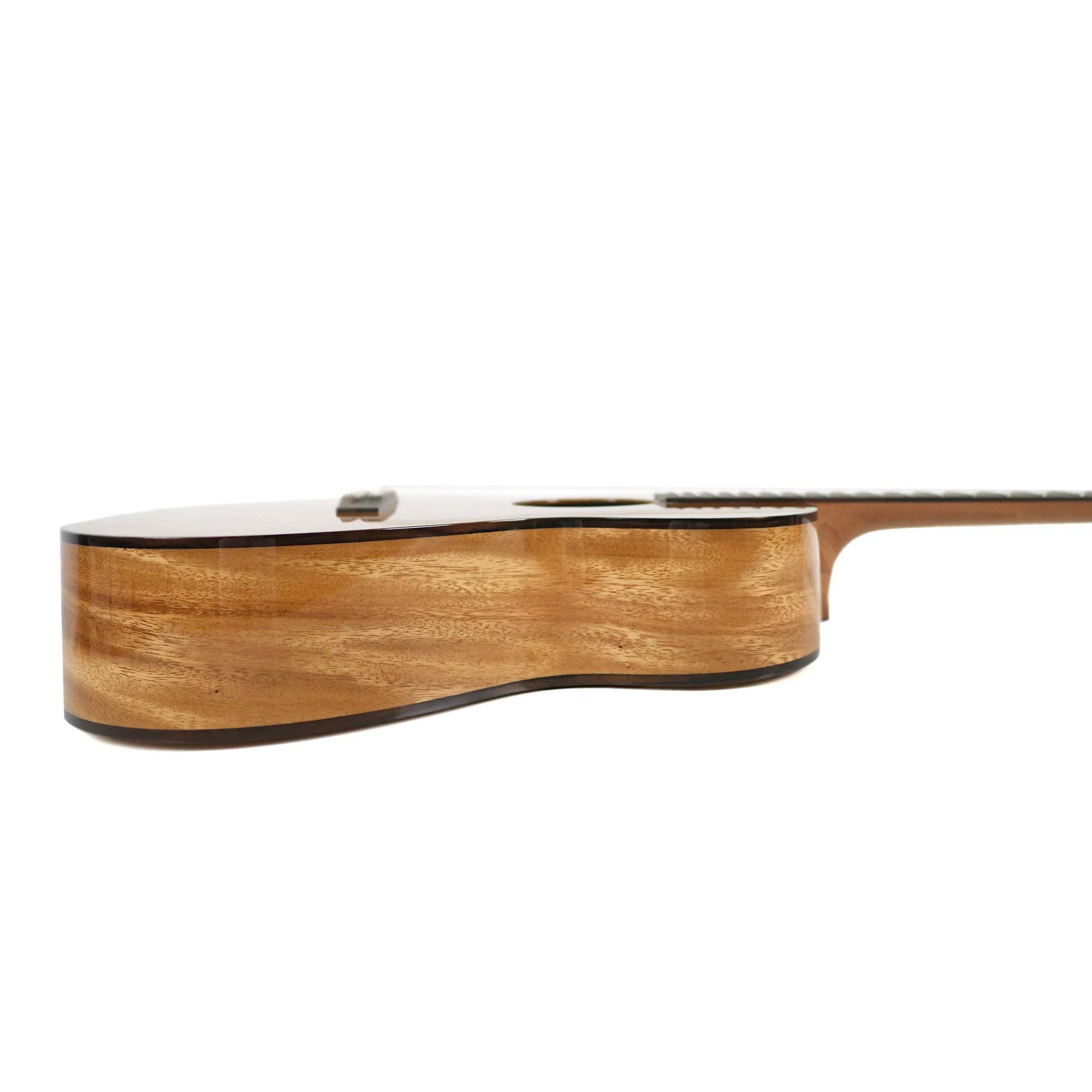 Pono BN4-1 Solid Cedar & Acacia Baritone Nui Ukulele - Image 3