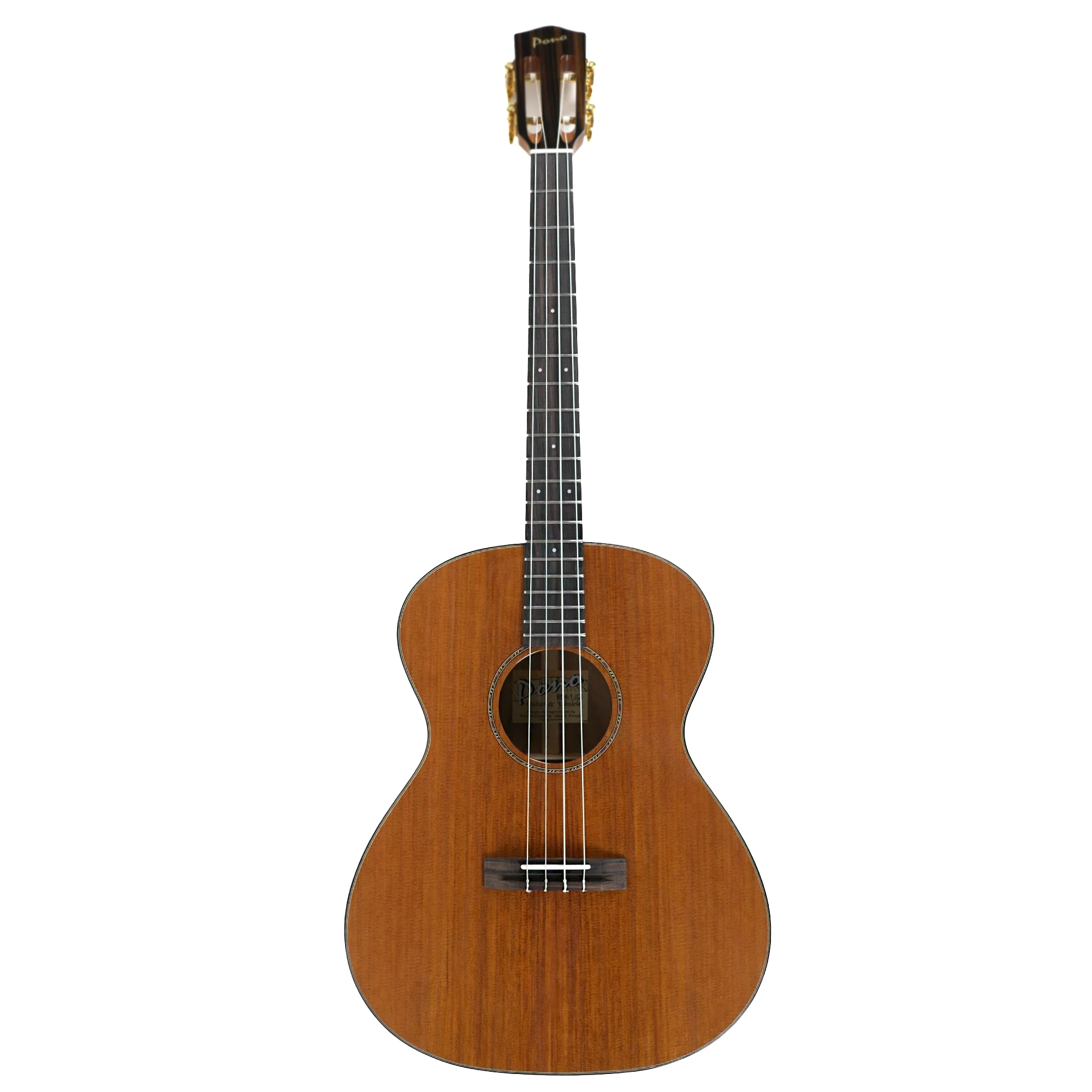Pono BN4-1 Solid Cedar & Acacia Baritone Nui Ukulele - Image 4
