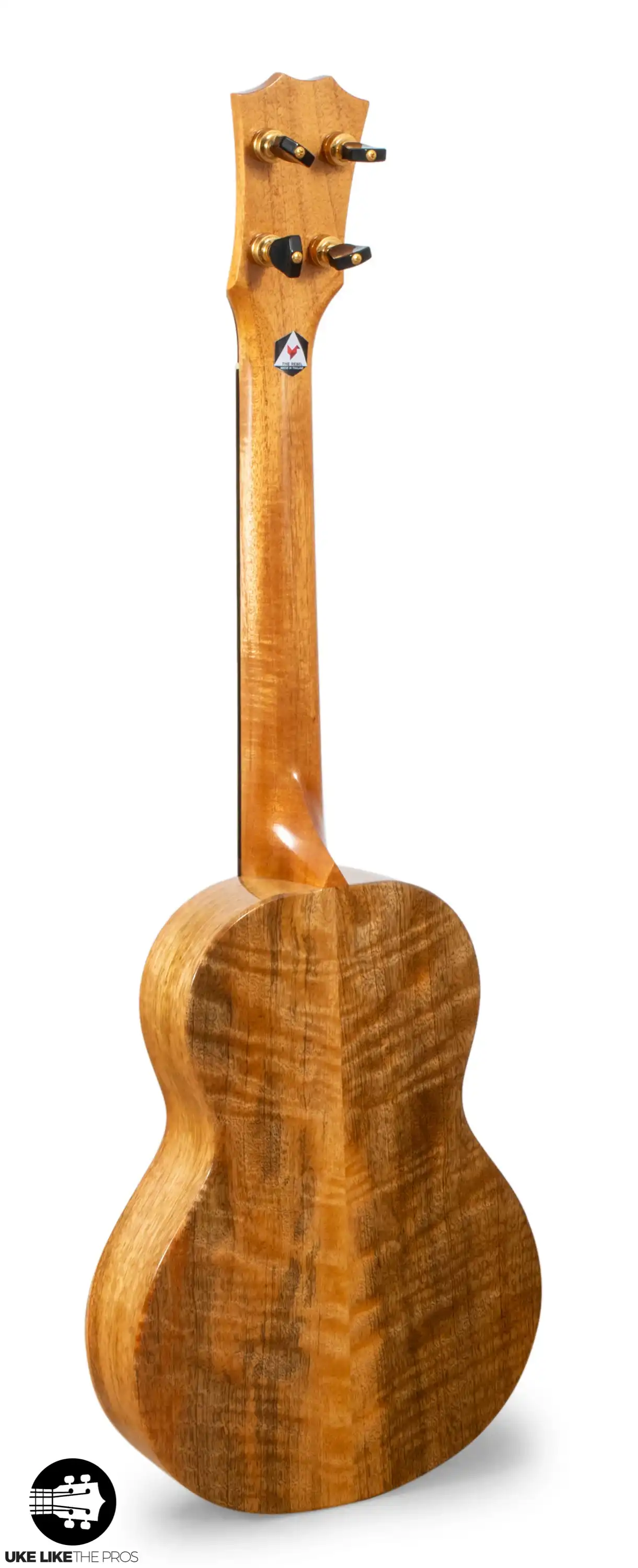 Rebel Creme Brulee Slimline Tenor Ukulele Solid Mango "Haleth" - Image 4