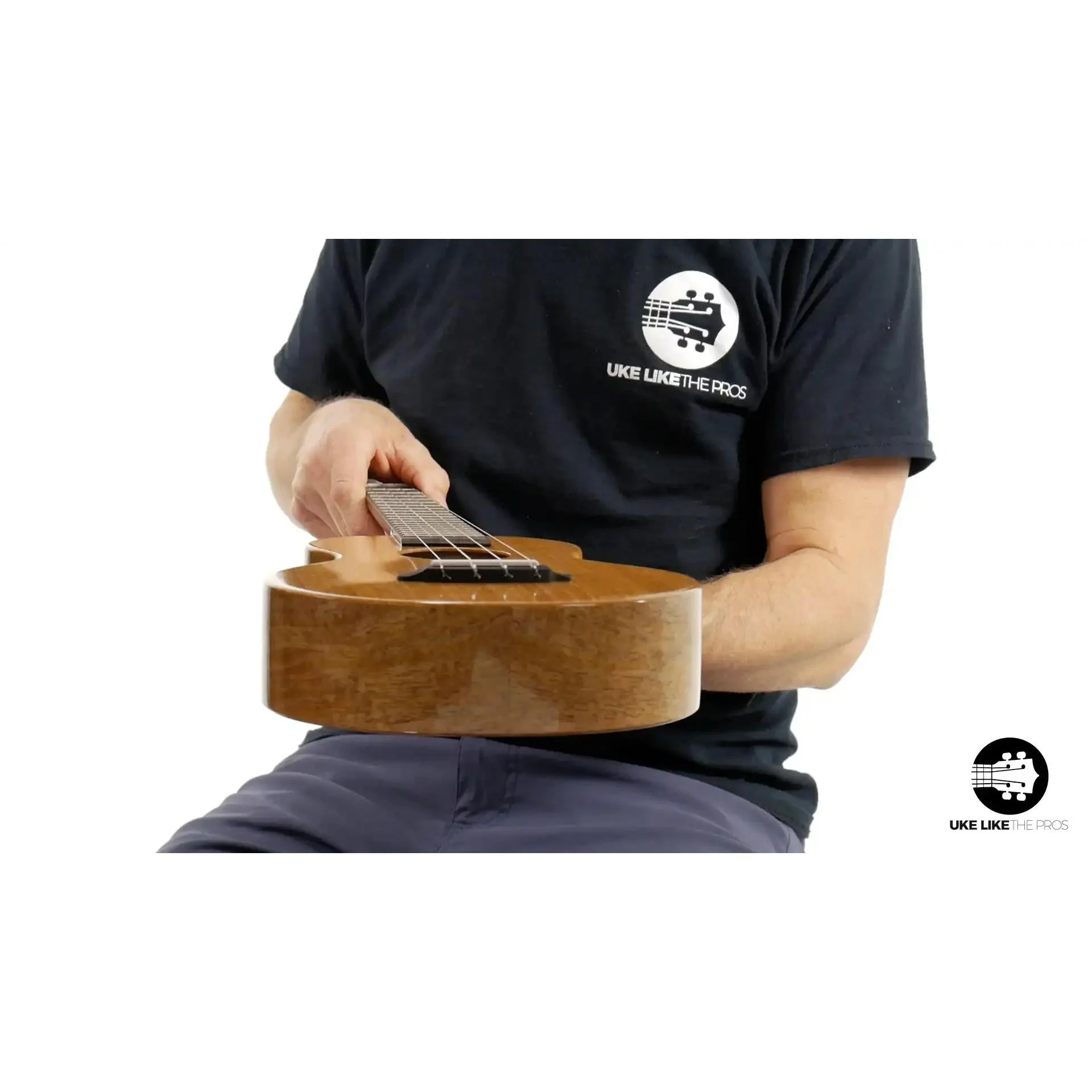 Rebel Double Creme Mango Super Concert Ukulele "Avril" - Image 6
