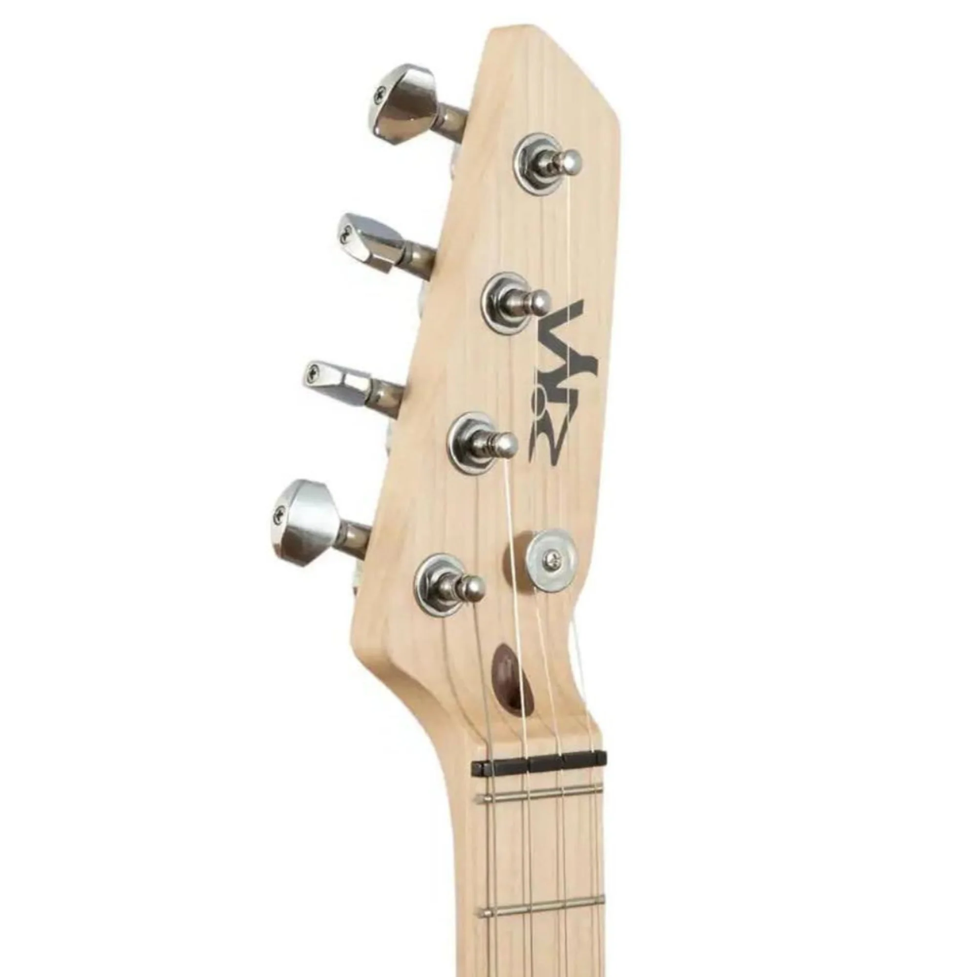 Risa TE-432-BL Black Tele Style Steel String Electric Tenor Ukulele - Image 5