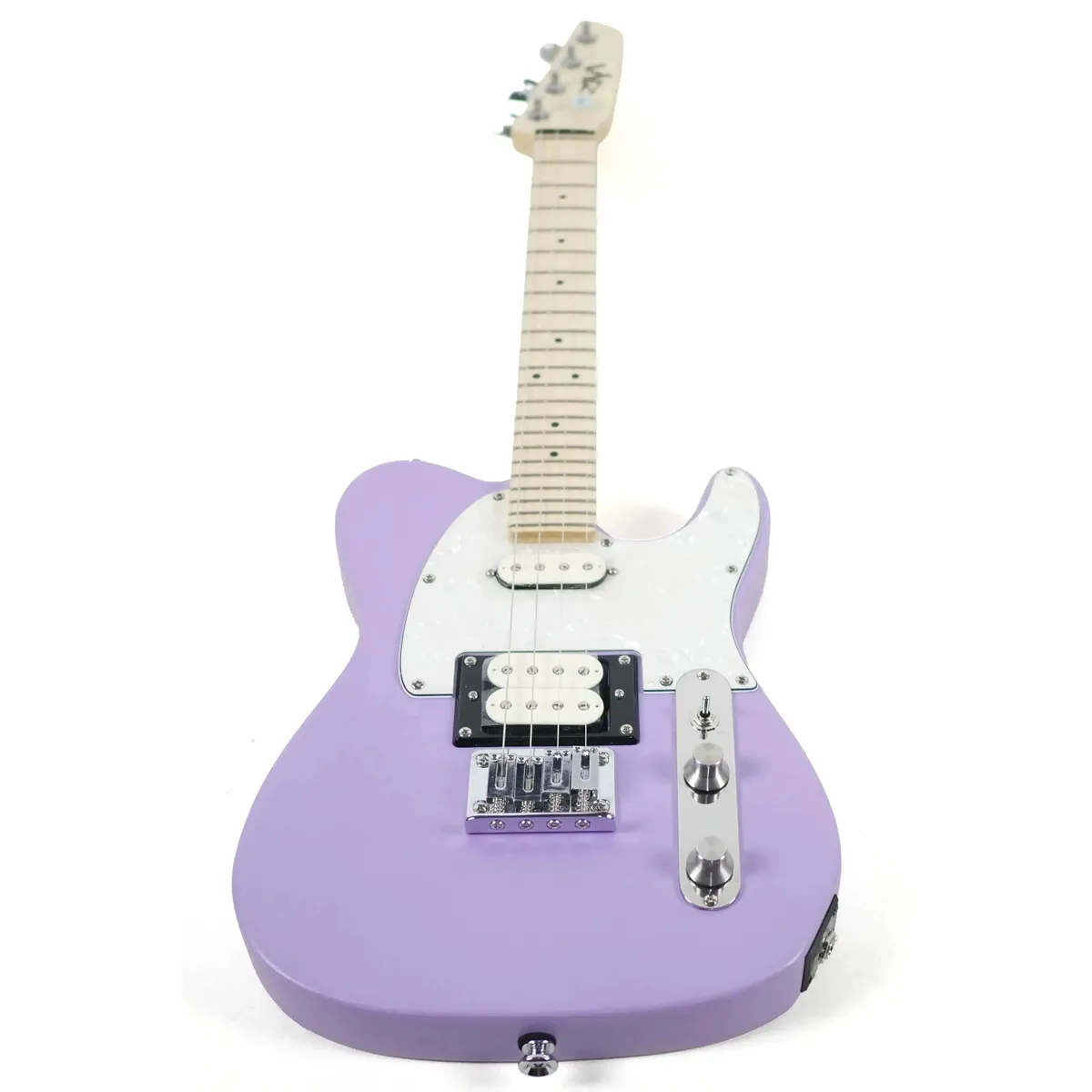 Risa TE-432 Custom Tele-Style Electric Tenor Ukulele - Purple - Image 5