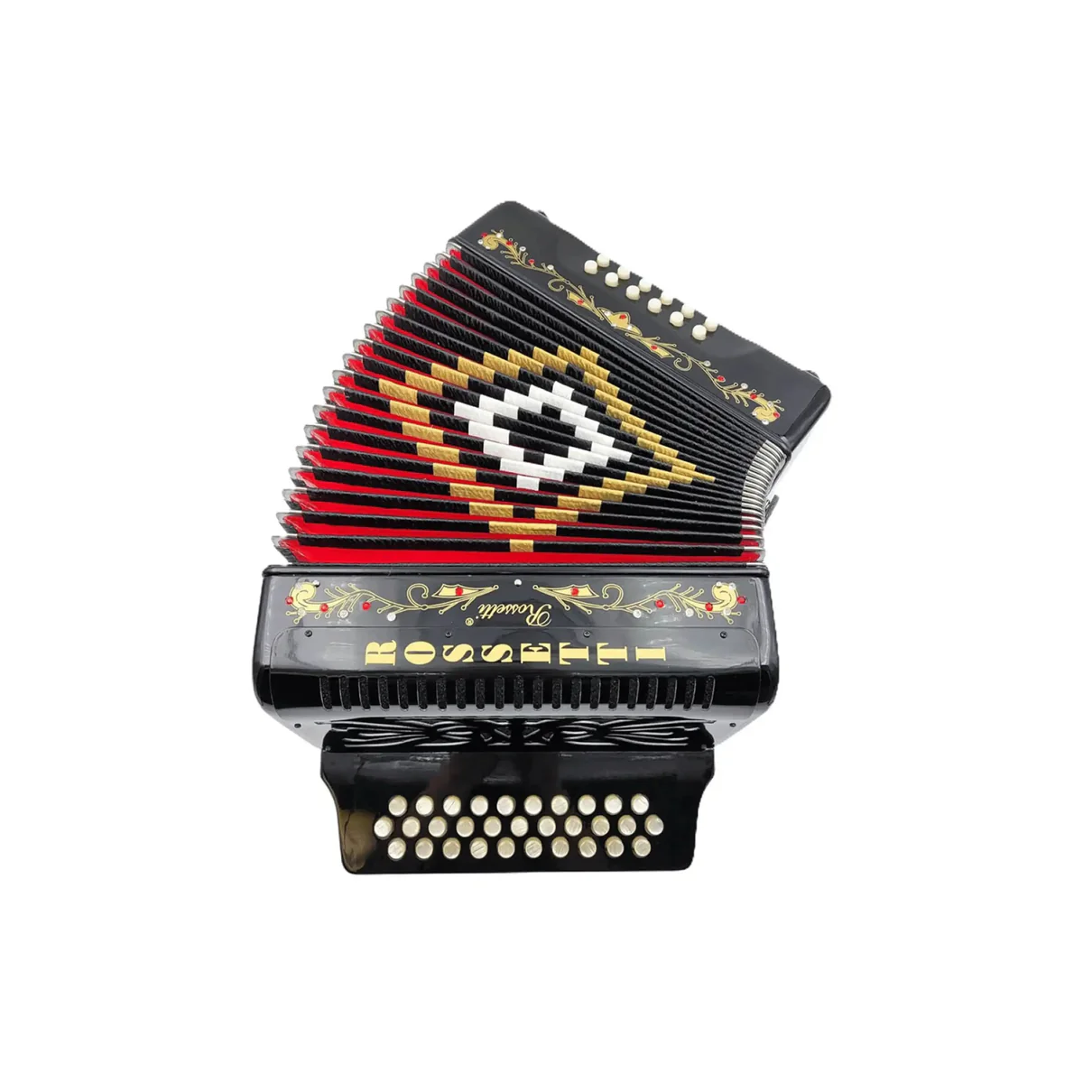 Rossetti 3112-GCF-BK 31 Button Diatonic Button Accordion - Key of GCF - Image 4