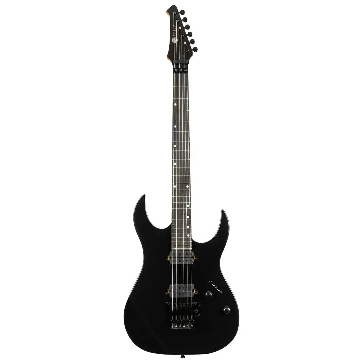 Spira S-420 BK Metallic Black Solid Body Stratocaster Electric Guitar - Image 4