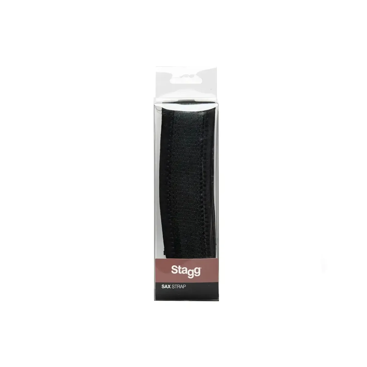 Stagg Fully-Adjustable, Padded Neck Sax Strap - Black