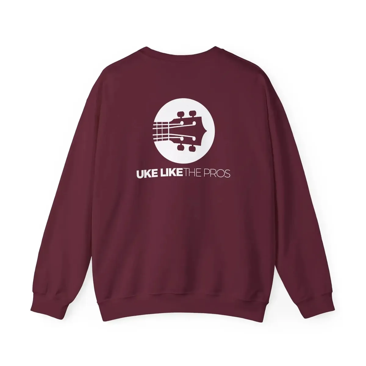 Uke Like The Pros Sweatshirt - White Logo - Image 16