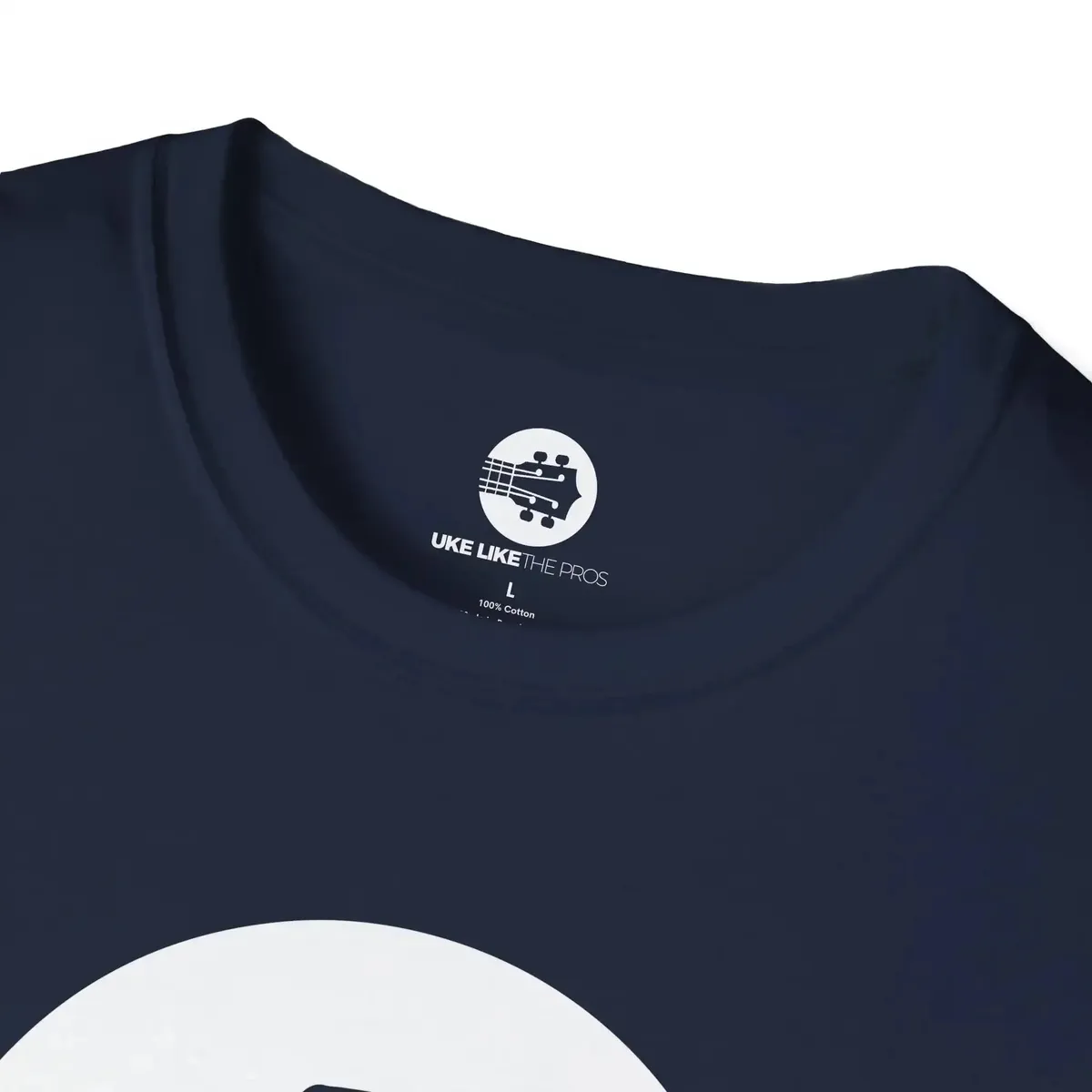Uke Like The Pros T-Shirt - White Logo - Image 38