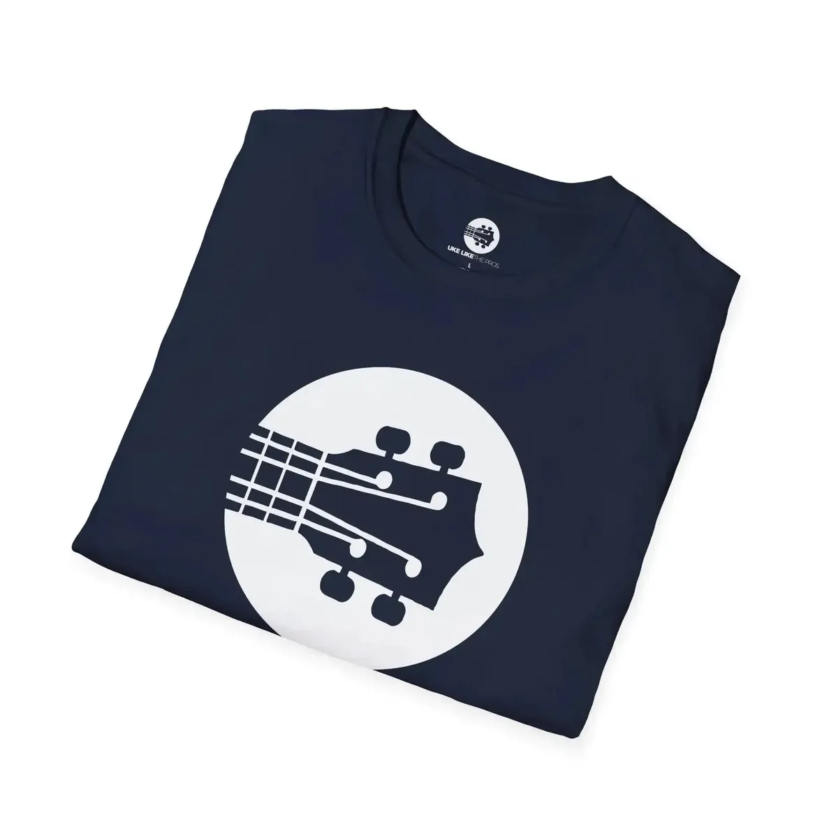 Uke Like The Pros T-Shirt - White Logo - Image 39