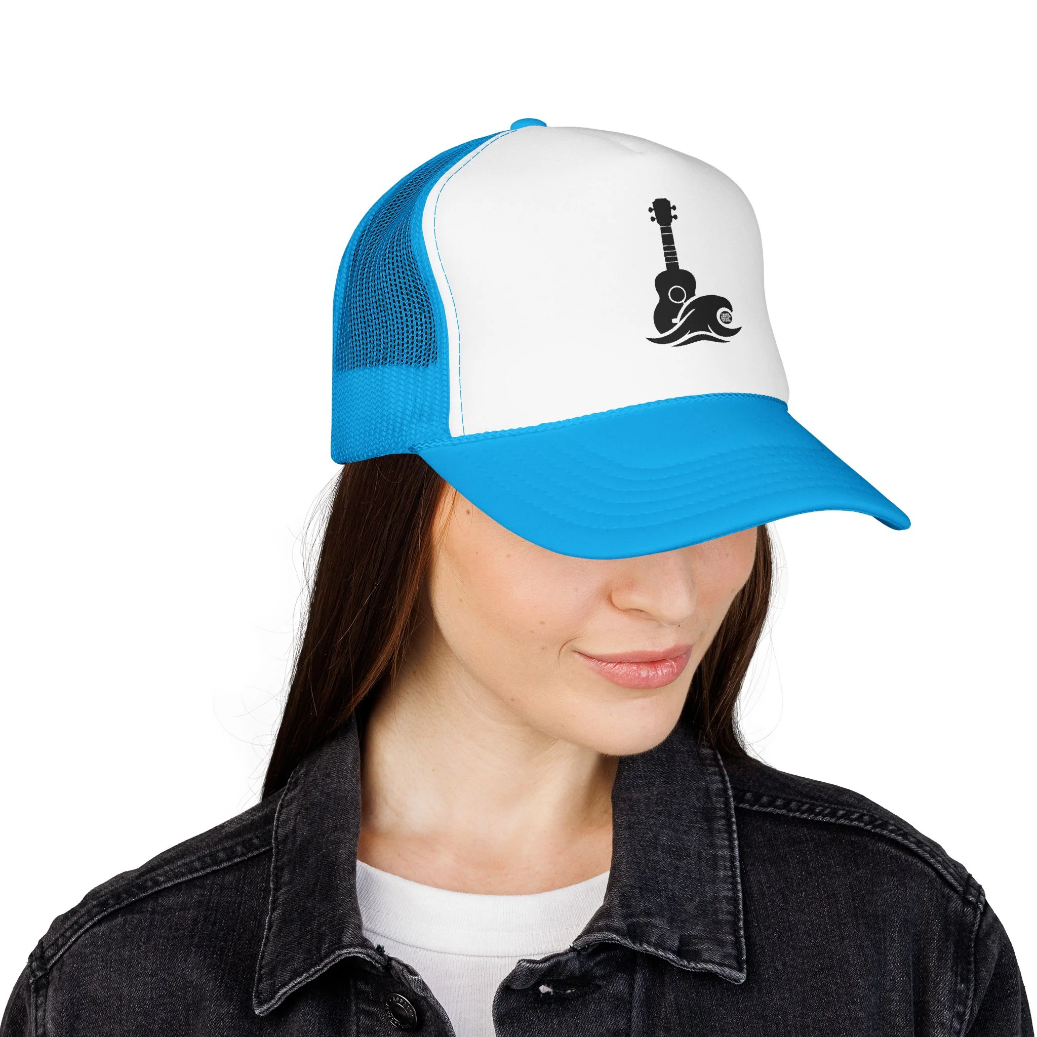 Ukulele Musician Foam Trucker Hat - Image 19