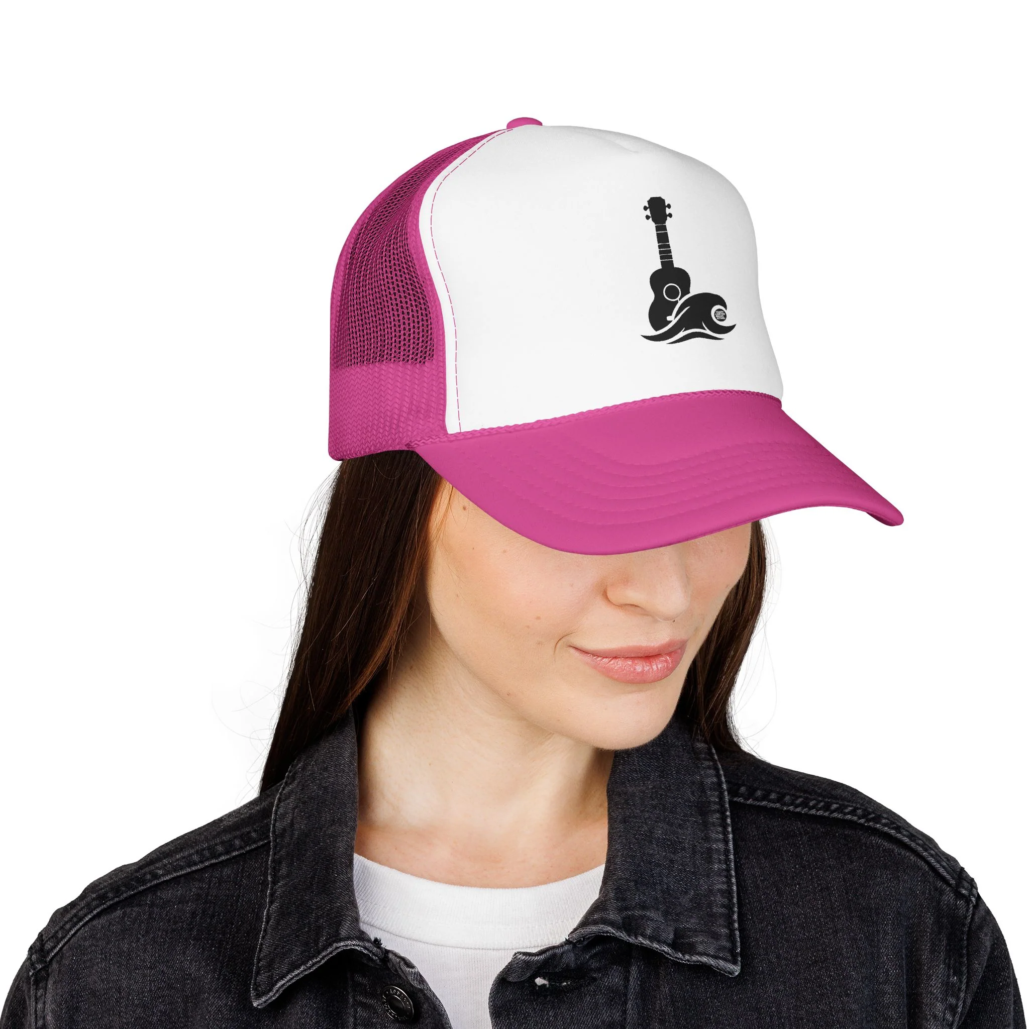 Ukulele Musician Foam Trucker Hat - Image 25