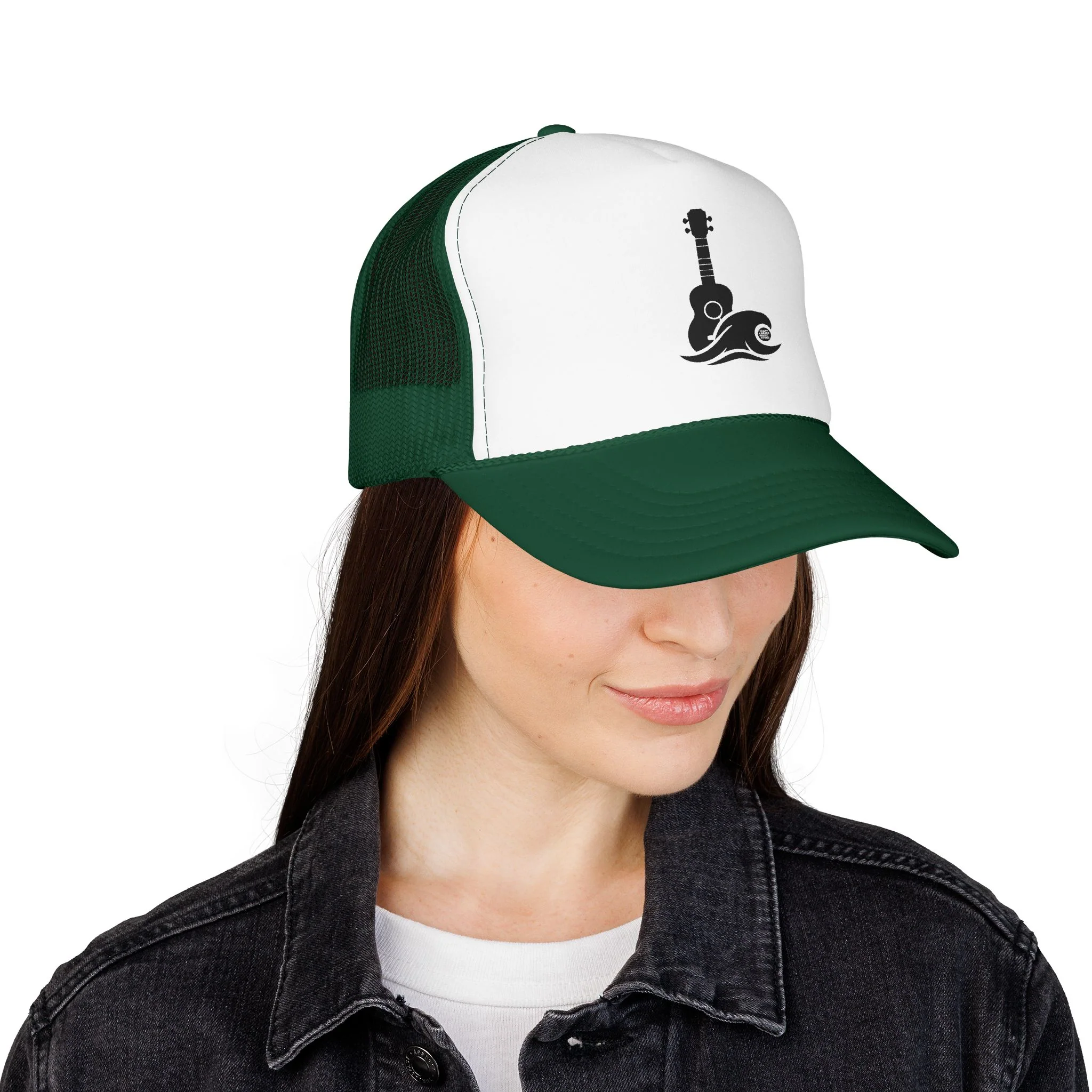 Ukulele Musician Foam Trucker Hat - Image 28