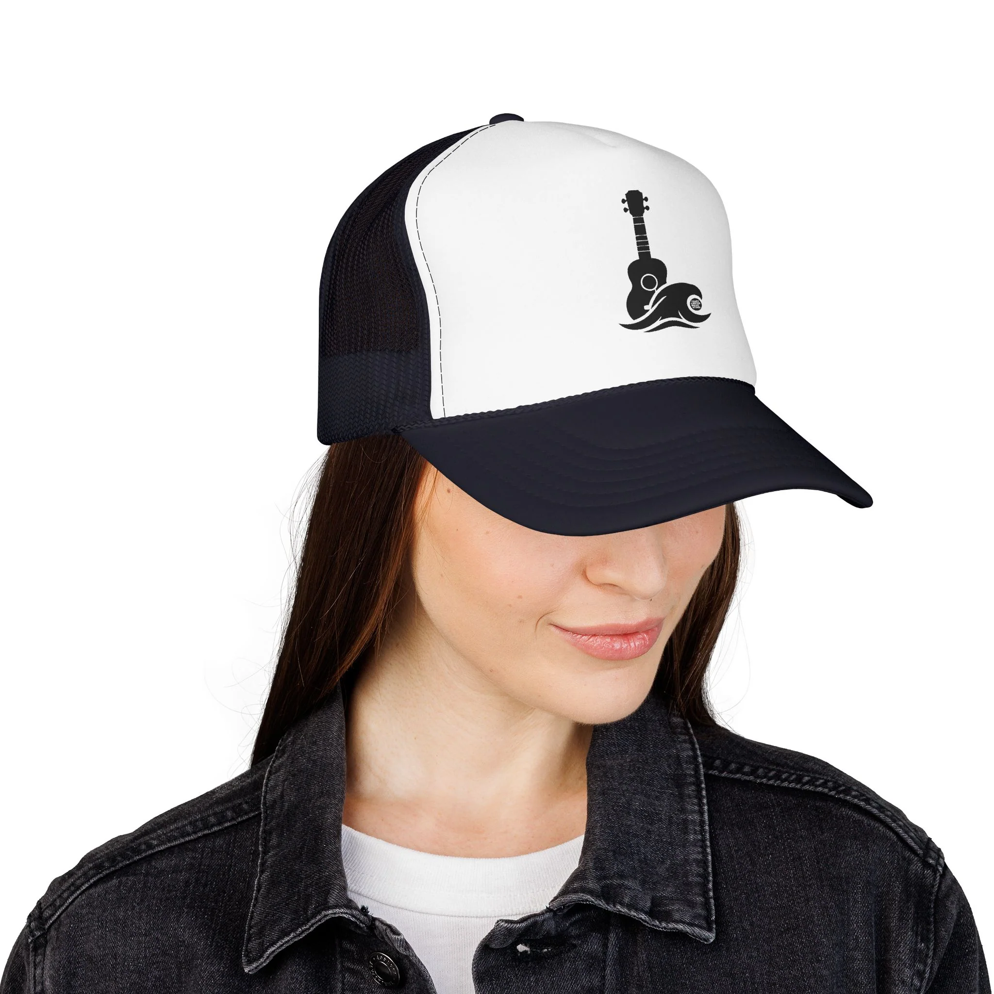 Ukulele Musician Foam Trucker Hat - Image 34
