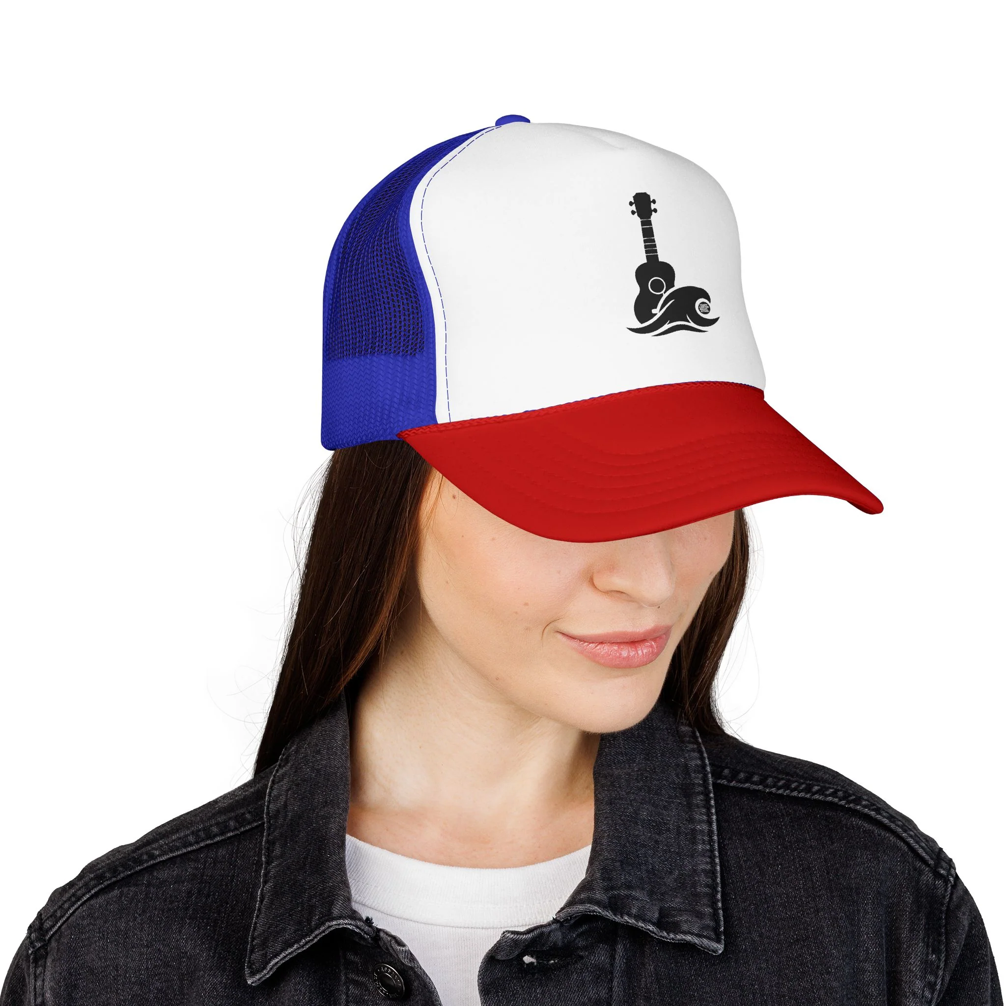 Ukulele Musician Foam Trucker Hat - Image 37