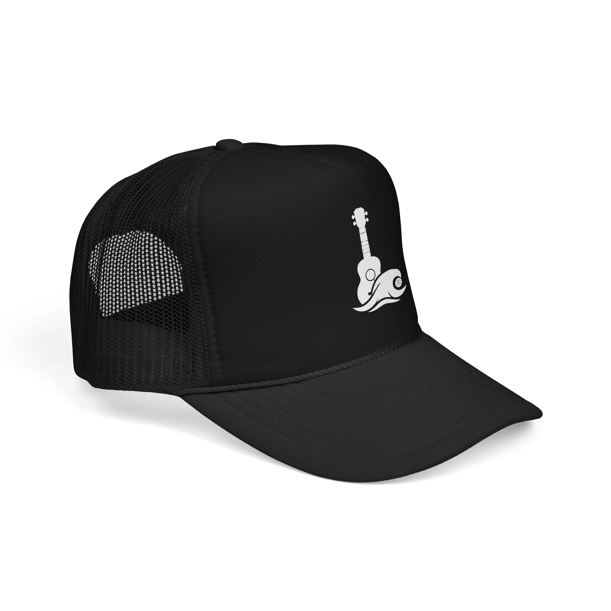 Ukulele Musician Foam Trucker Hat - Image 44