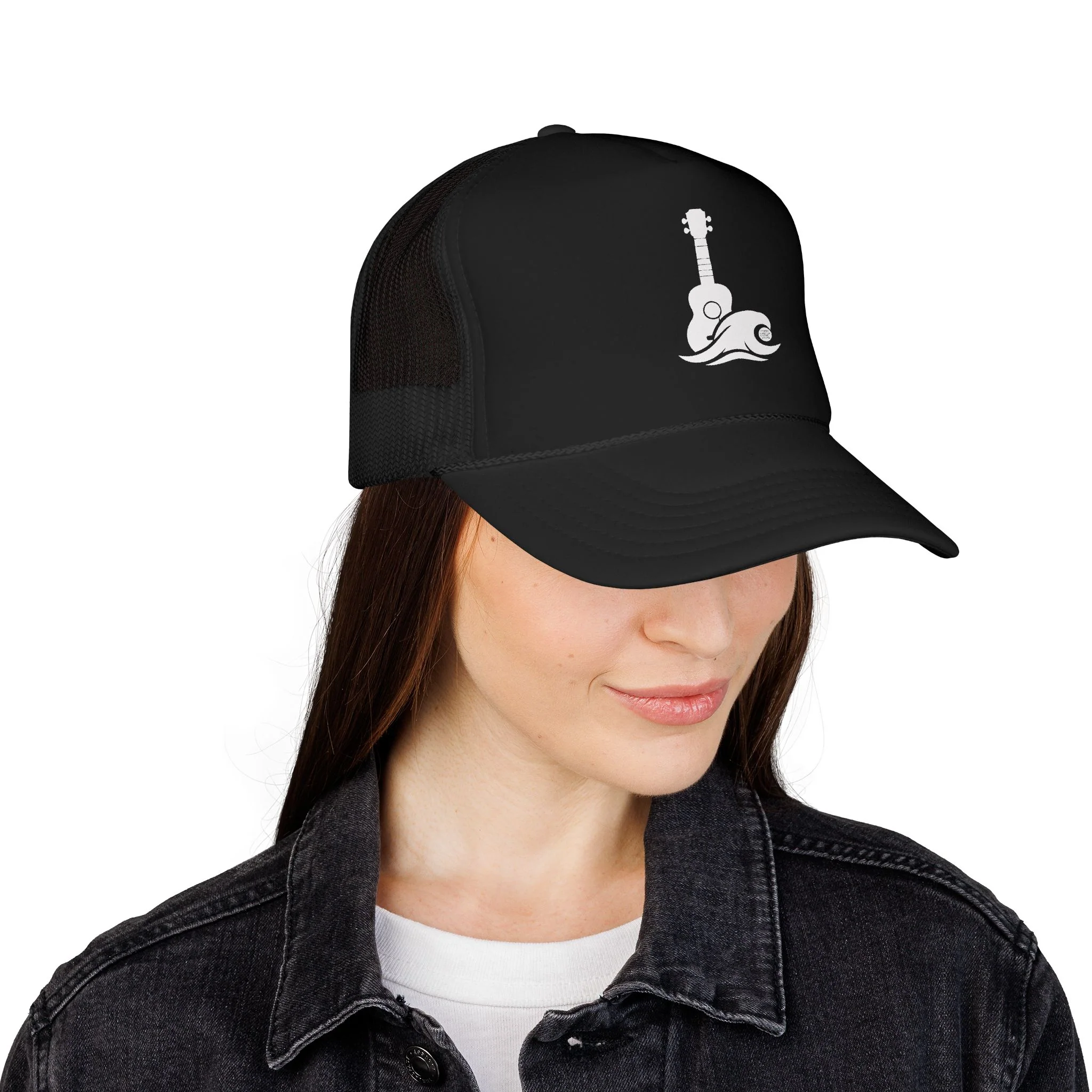 Ukulele Musician Foam Trucker Hat - Image 46