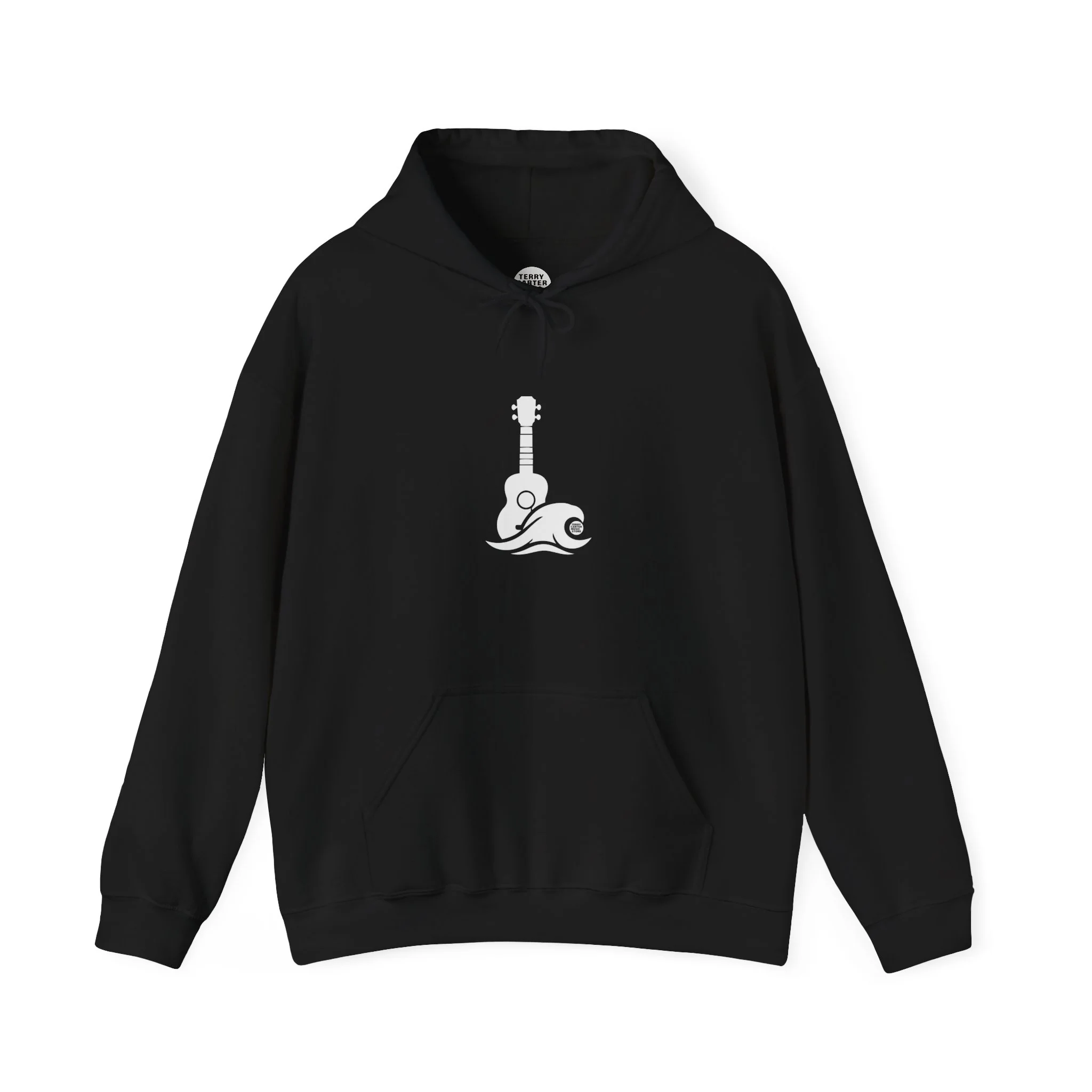 Ukulele Musician Hoodie - White Logo