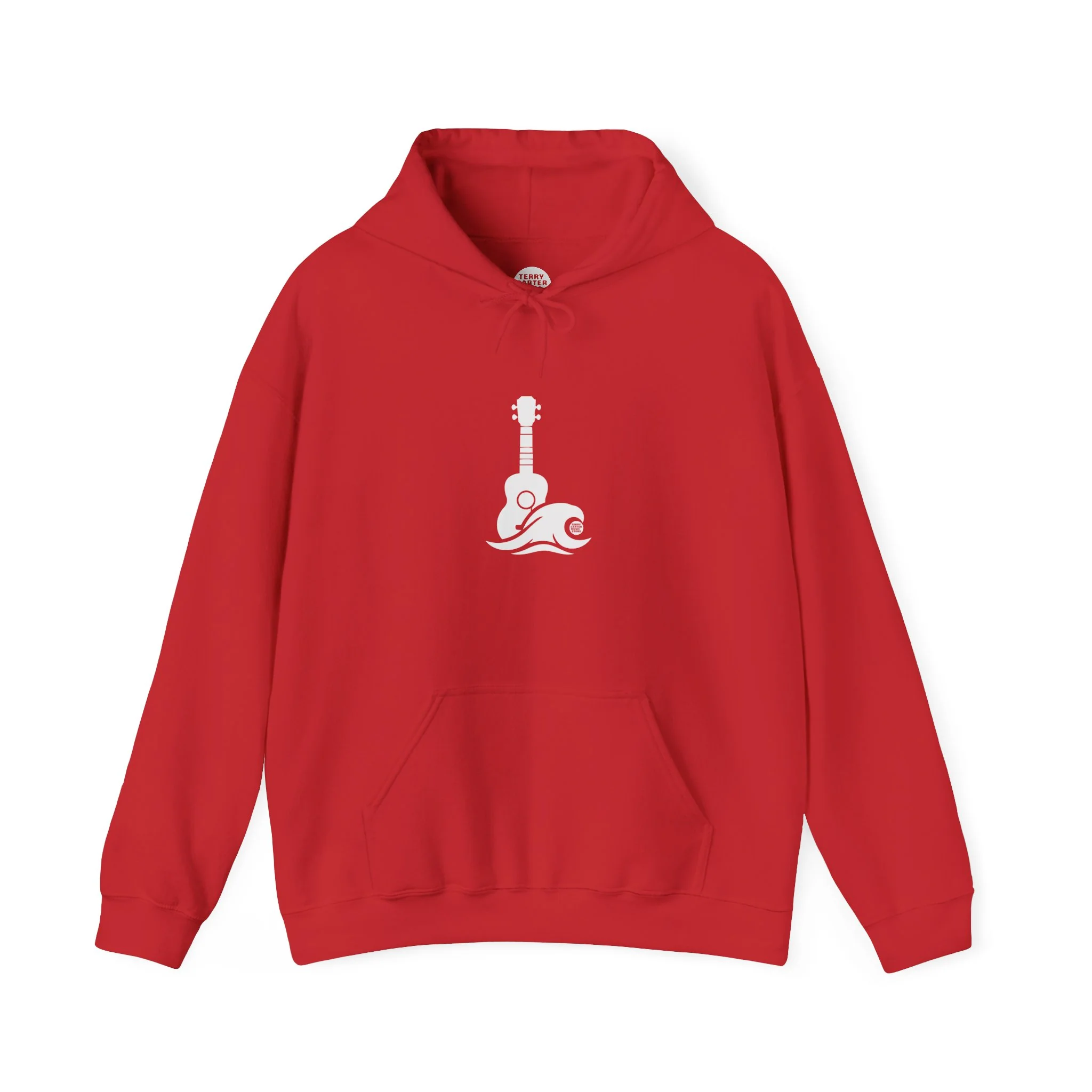 Ukulele Musician Hoodie - White Logo - Image 6