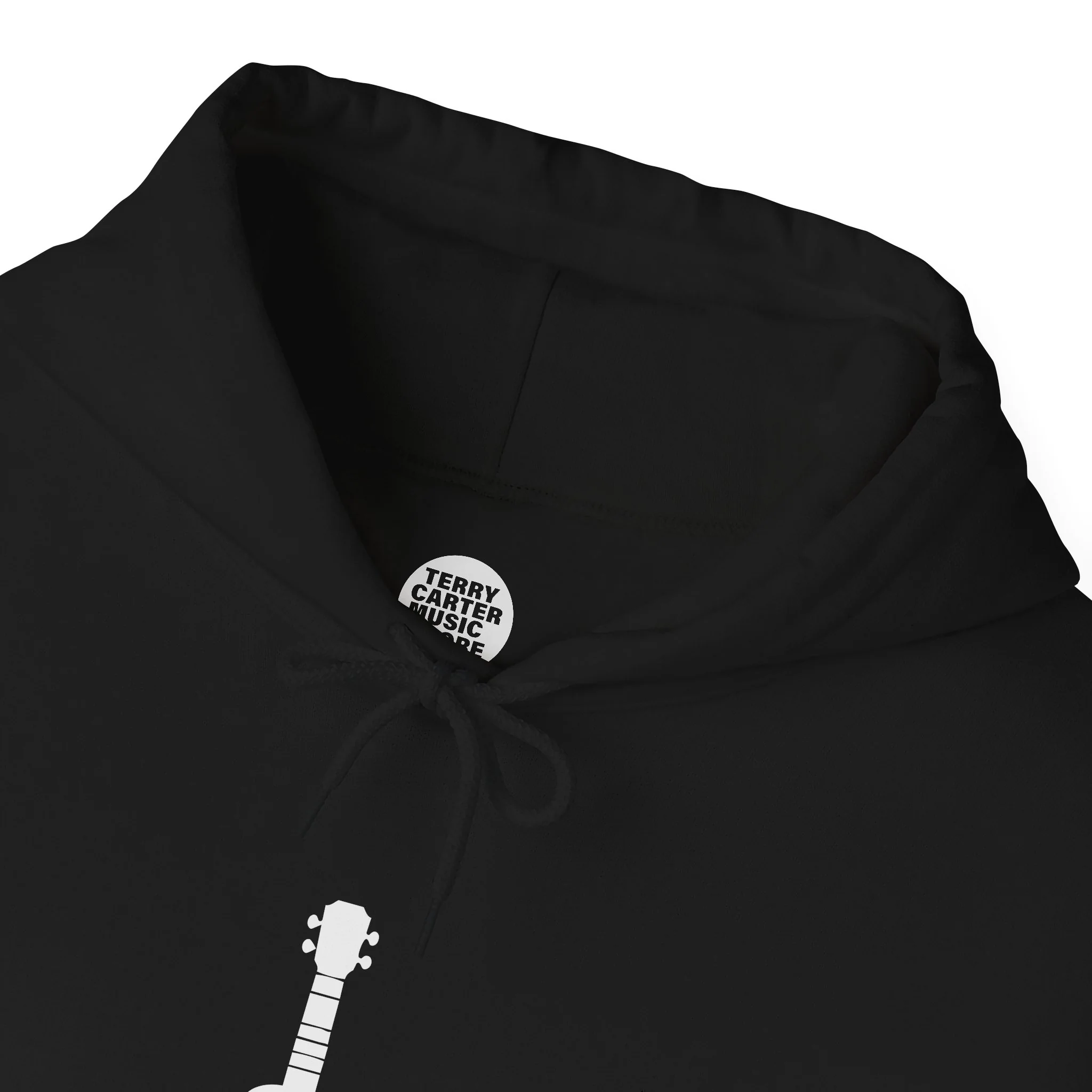 Ukulele Musician Hoodie - White Logo - Image 9