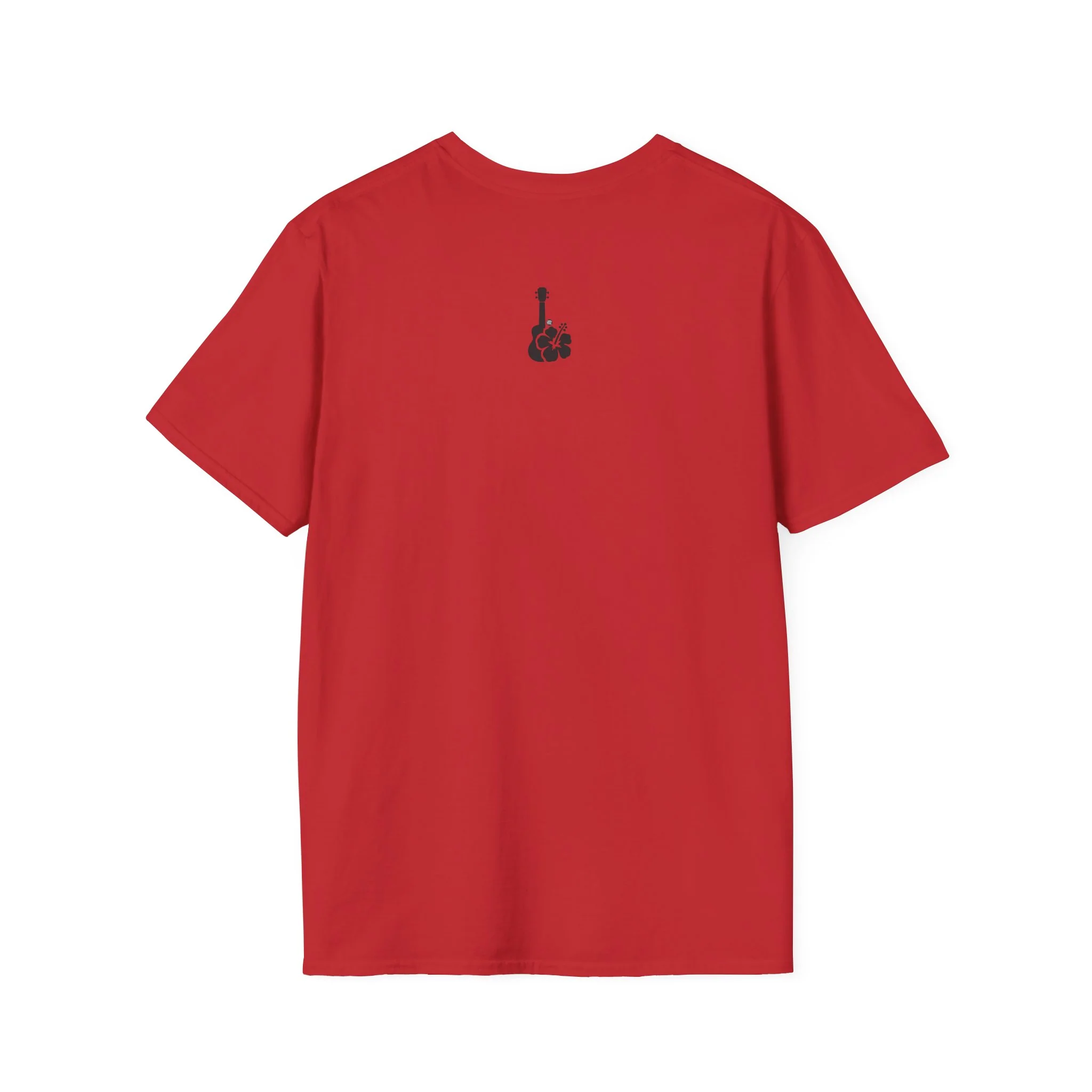 Ukulele Musician T-Shirt with Hibiscus - Black Logo - Image 17