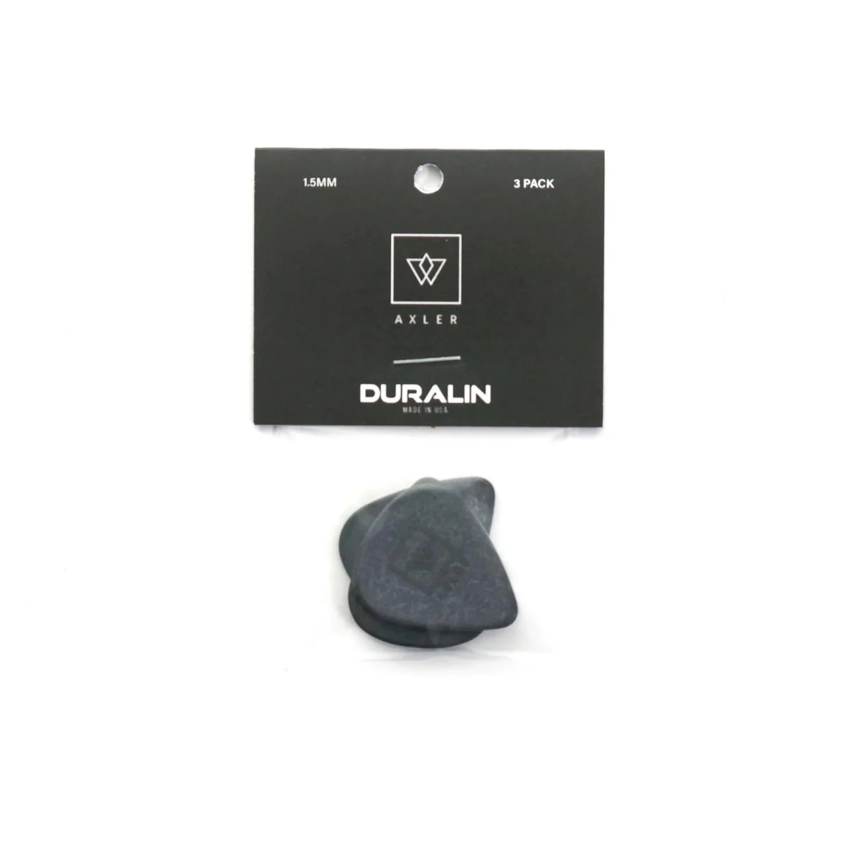 Vosta 1.5mm Celluloid Black Picks - 3 Pack