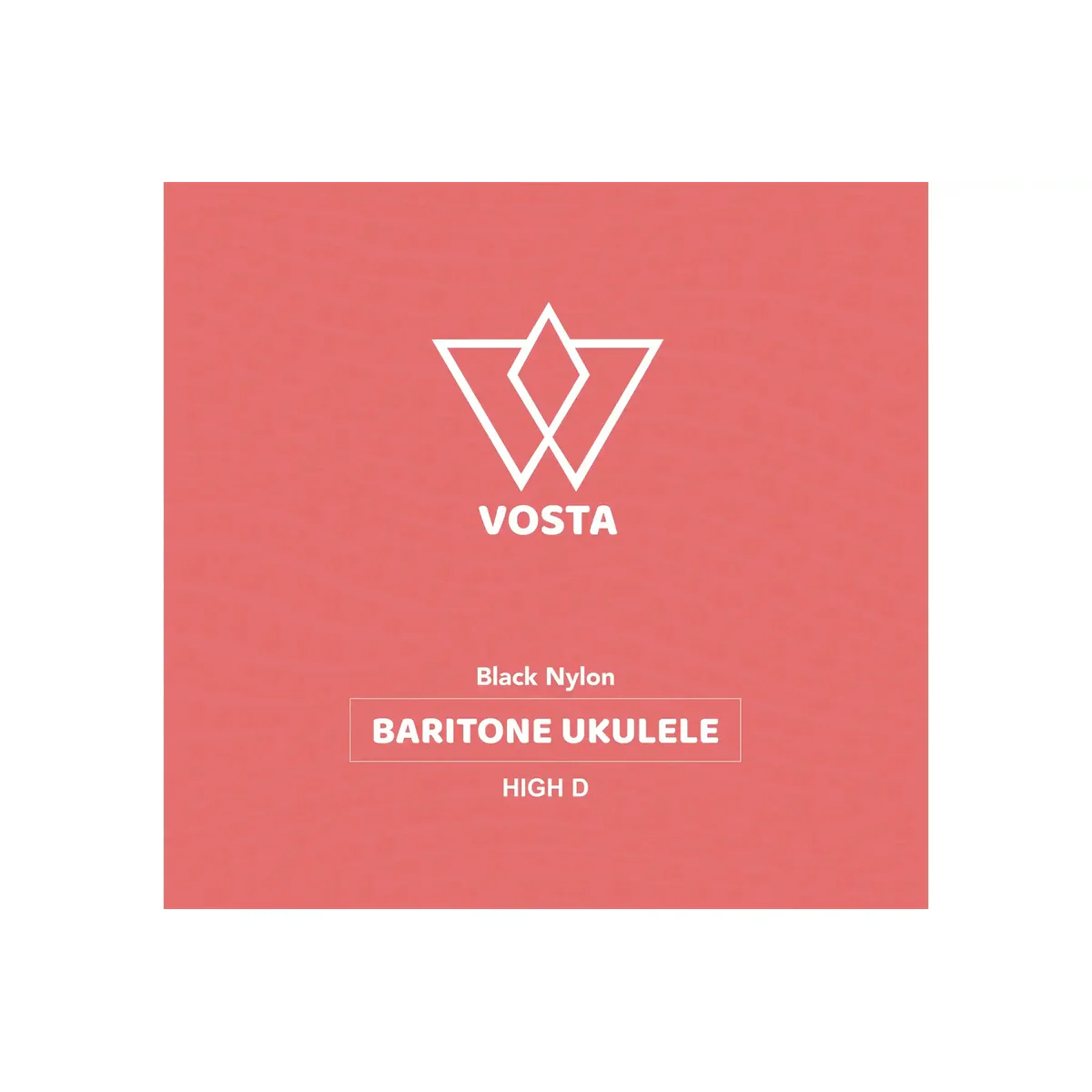 Vosta Black Nylon Baritone Ukulele Strings - High D