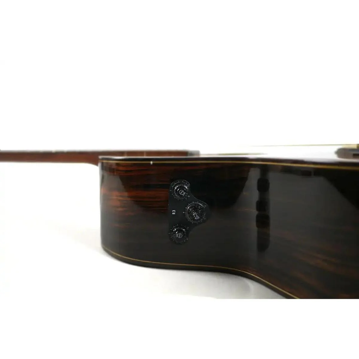 Willow Creek FX-PG73 Ebony Deluxe Acoustic Grand Auditorium Guitar w/ Effects - Image 4